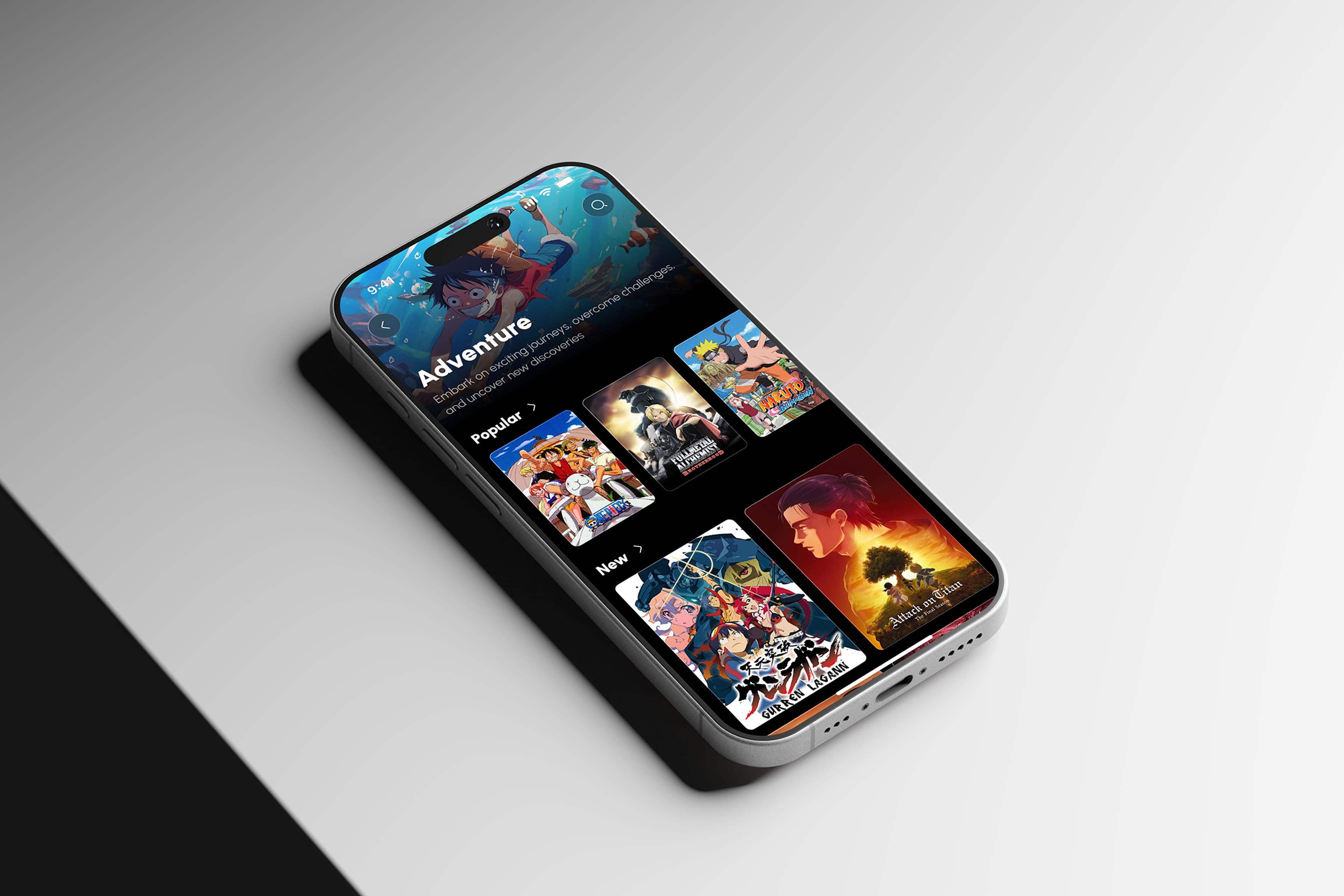 Animang App — Изображение №15 — Интерфейсы на Dprofile