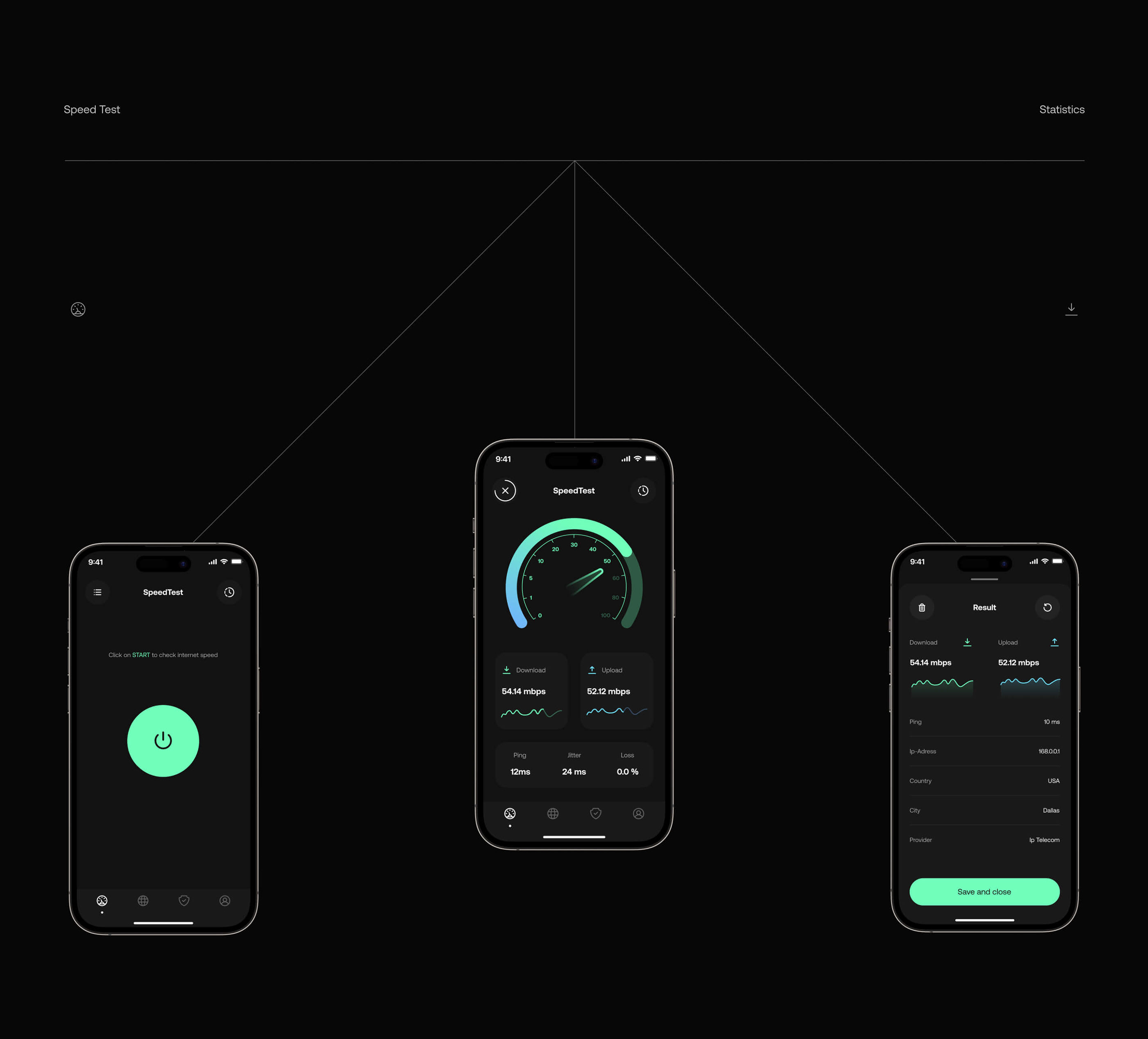 Speed test - mobile app — Изображение №6 — Интерфейсы на Dprofile