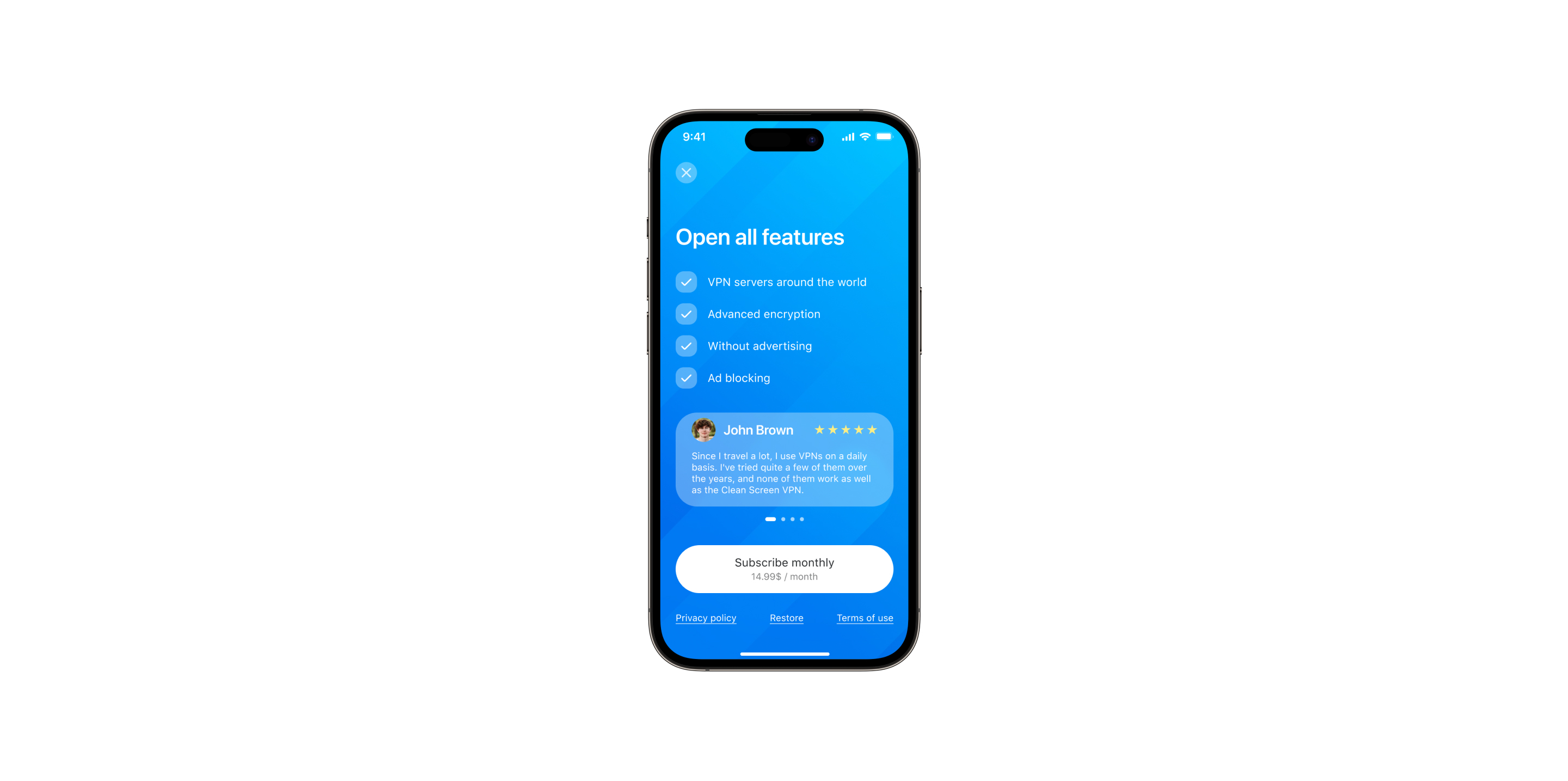 Clean screen - mobile app — Изображение №3 — Интерфейсы на Dprofile
