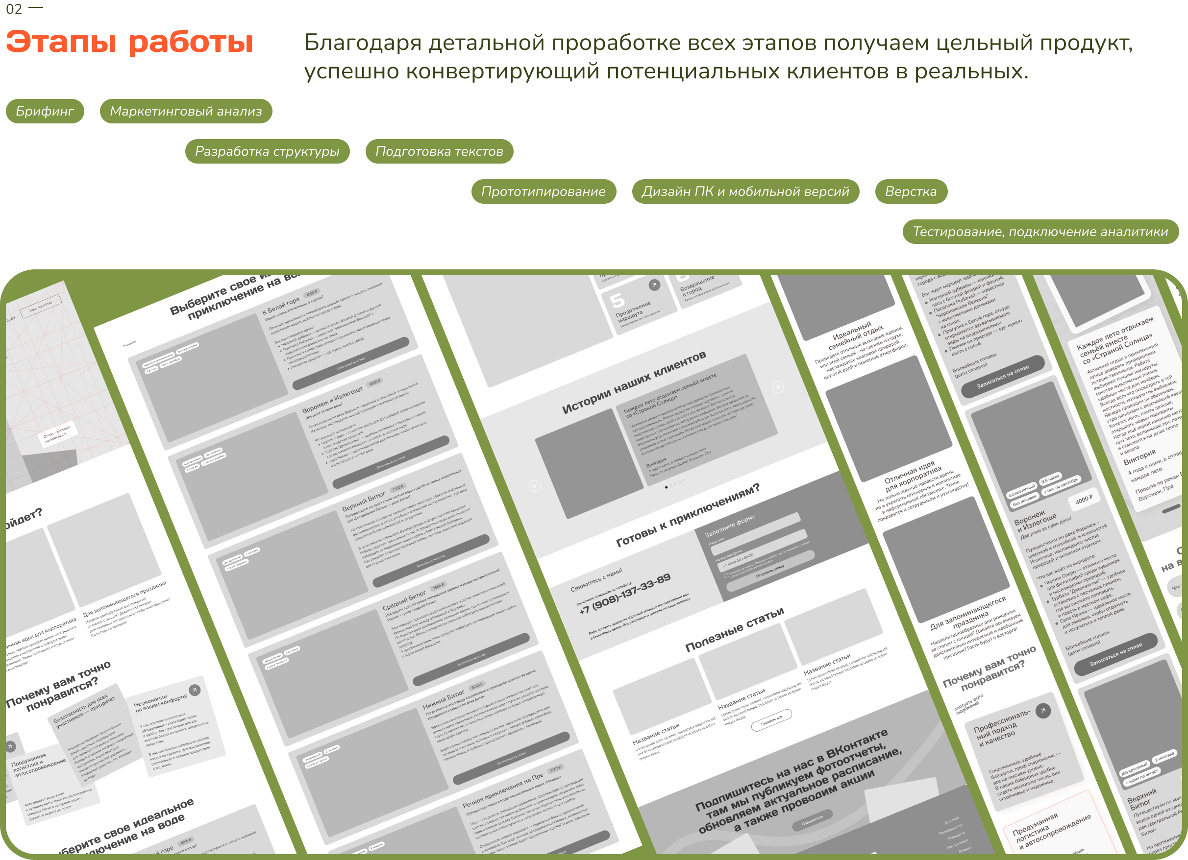 Лендинг для туристического клуба — Изображение №3 — Интерфейсы на Dprofile