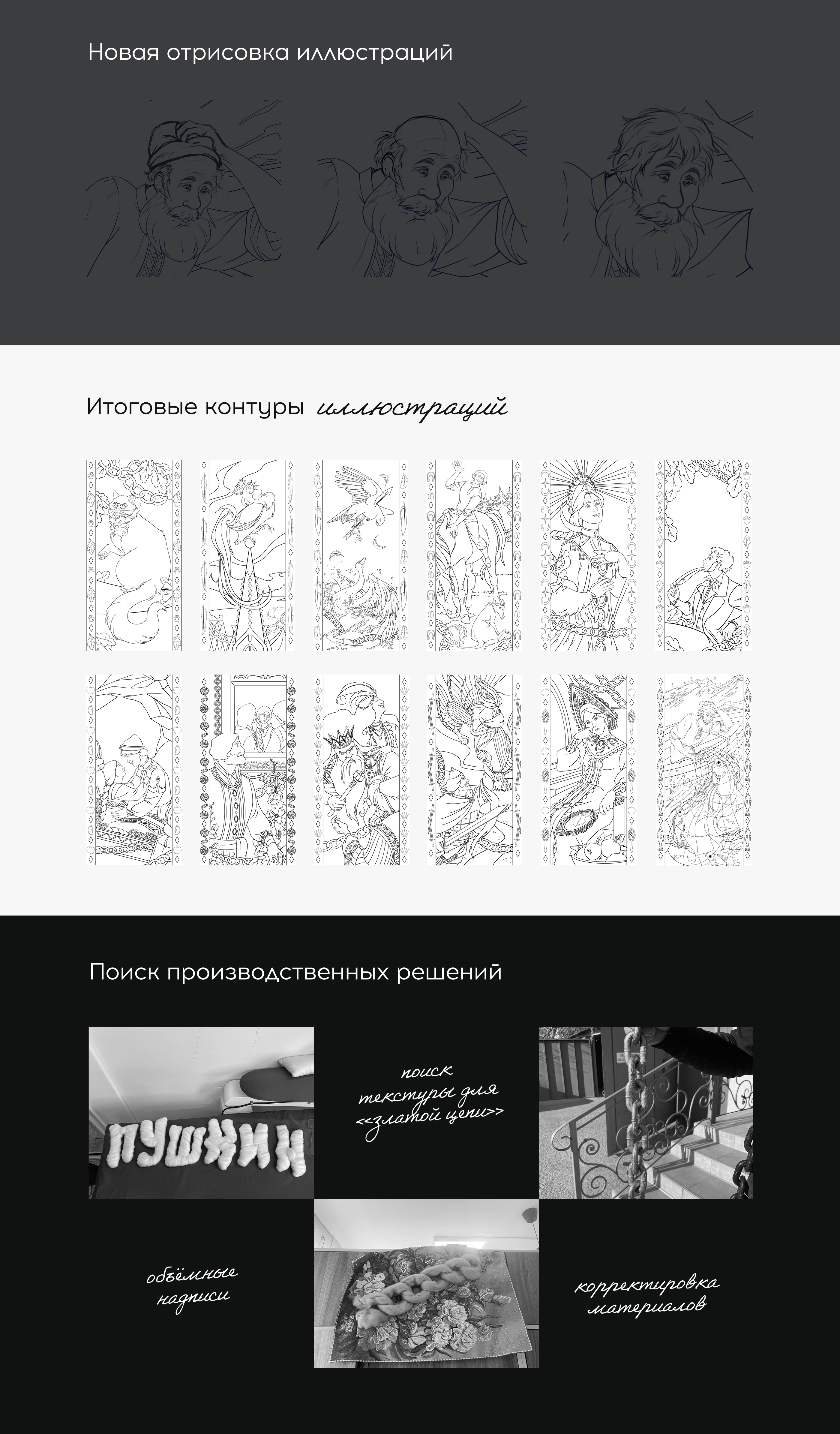 Творческие гобелены по мотивам сказок А. С. Пушкина — Изображение №3 — Иллюстрация, Графика на Dprofile