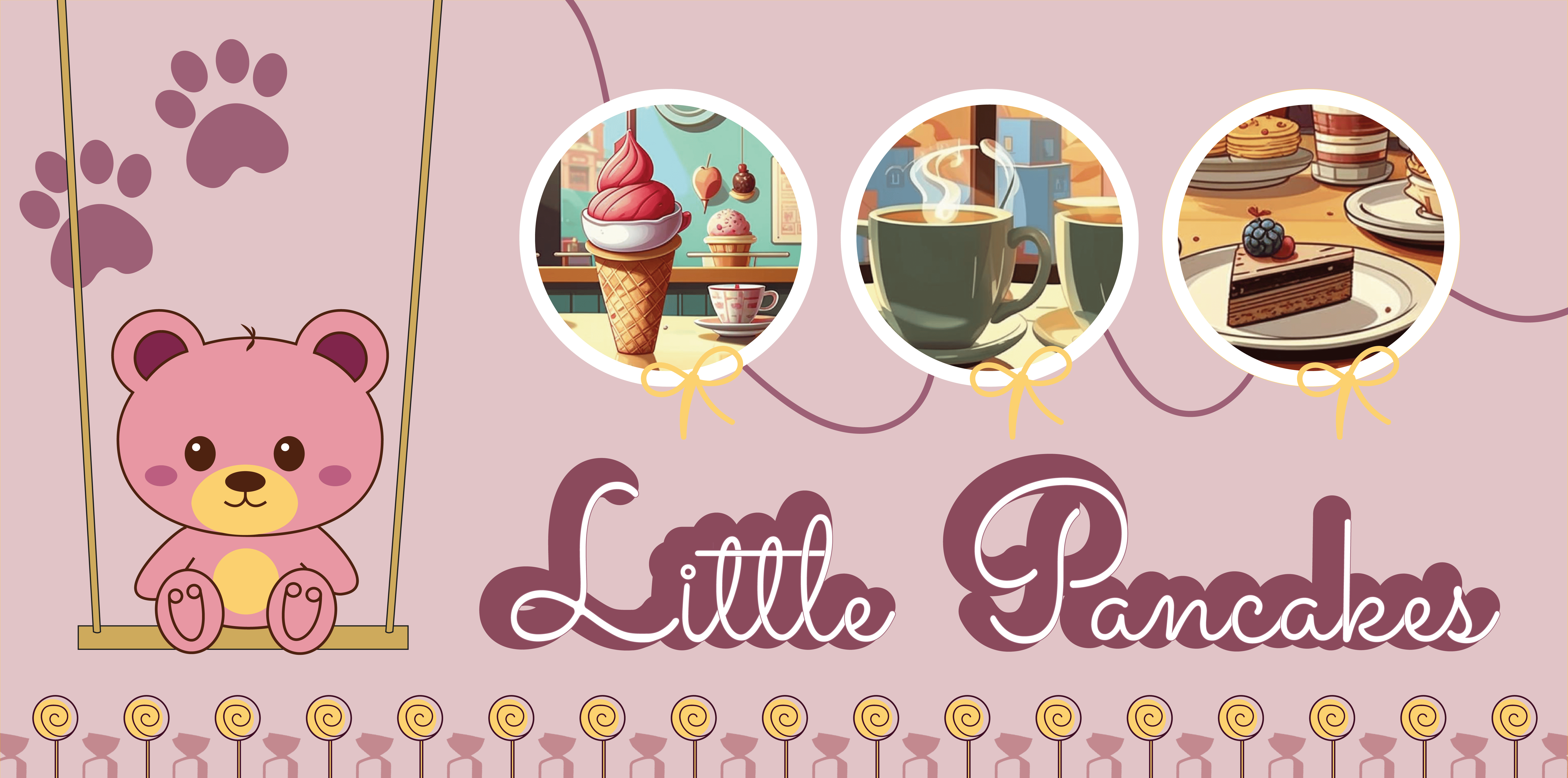 «Little pancakes». Минимальный фирменный стиль кофейни — Изображение №11 — Брендинг на Dprofile