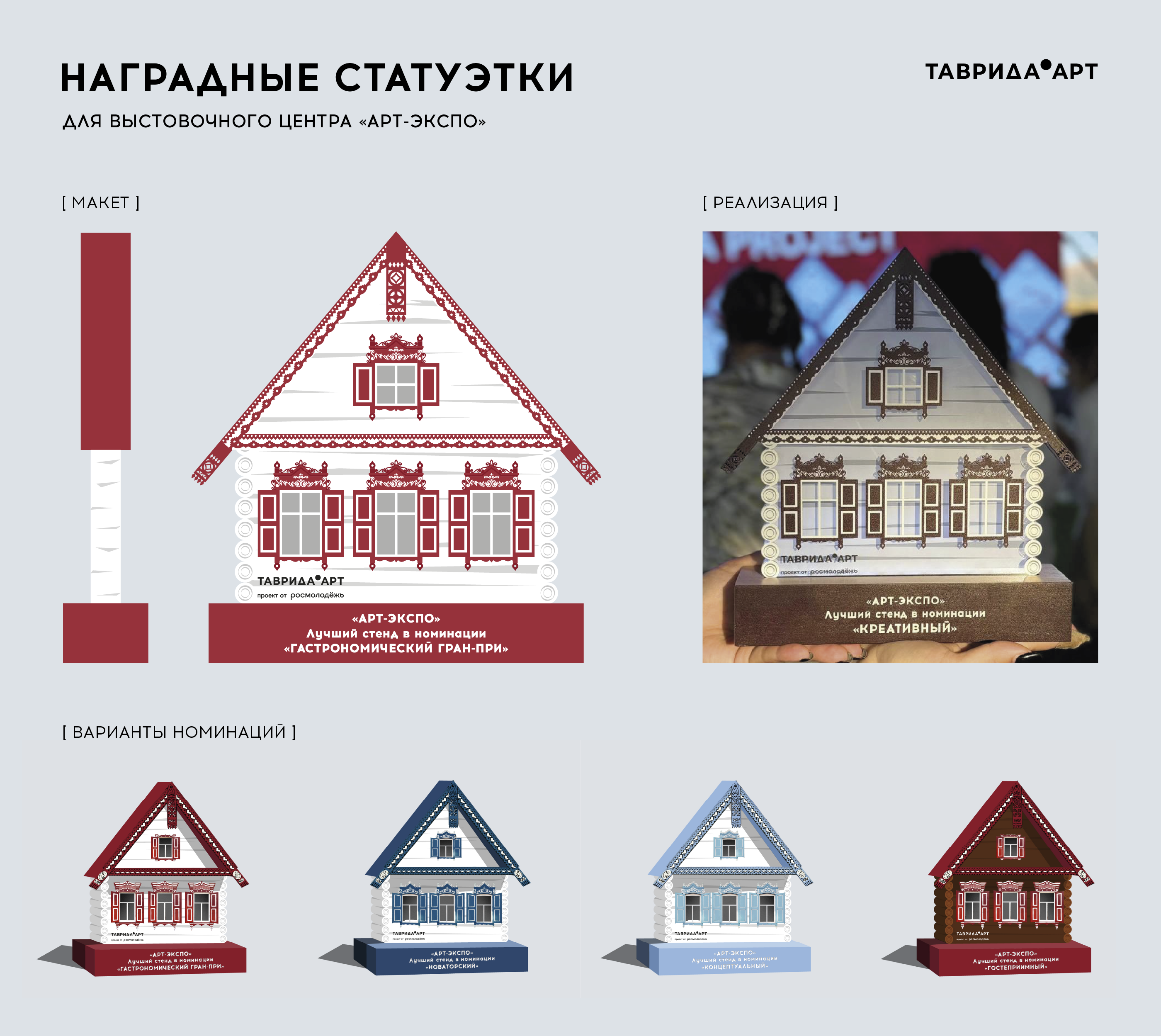 Наградные статуэтки // Таврида.АРТ — Изображение №1 — Графика на Dprofile