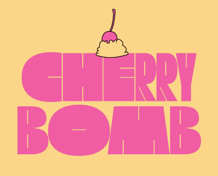 CHERRY BOMB — Разработка шрифта — Брендинг, Графика на Dprofile