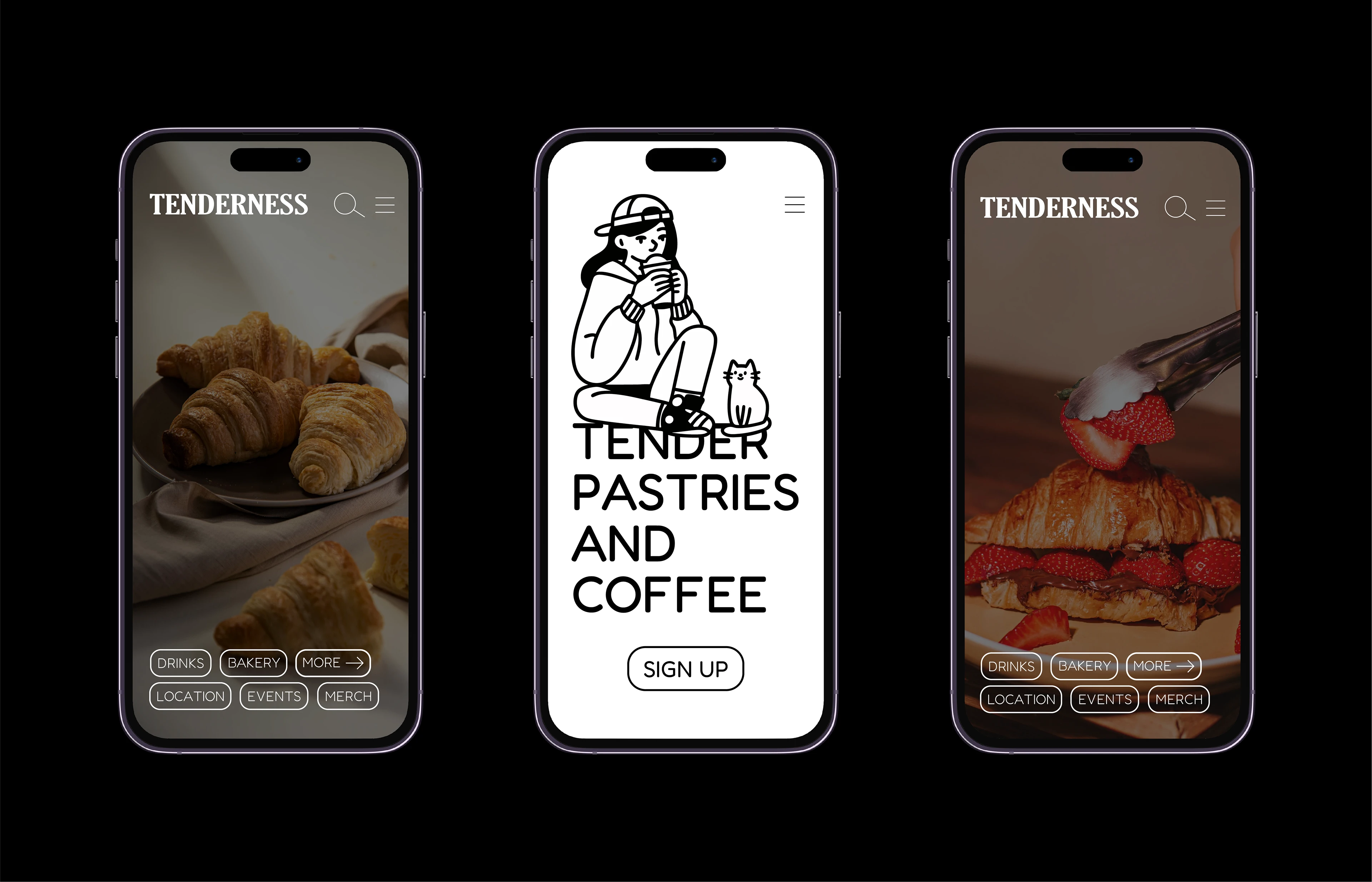 Кофейня tenderness | логотип | фирменный стиль — Изображение №17 — Брендинг на Dprofile