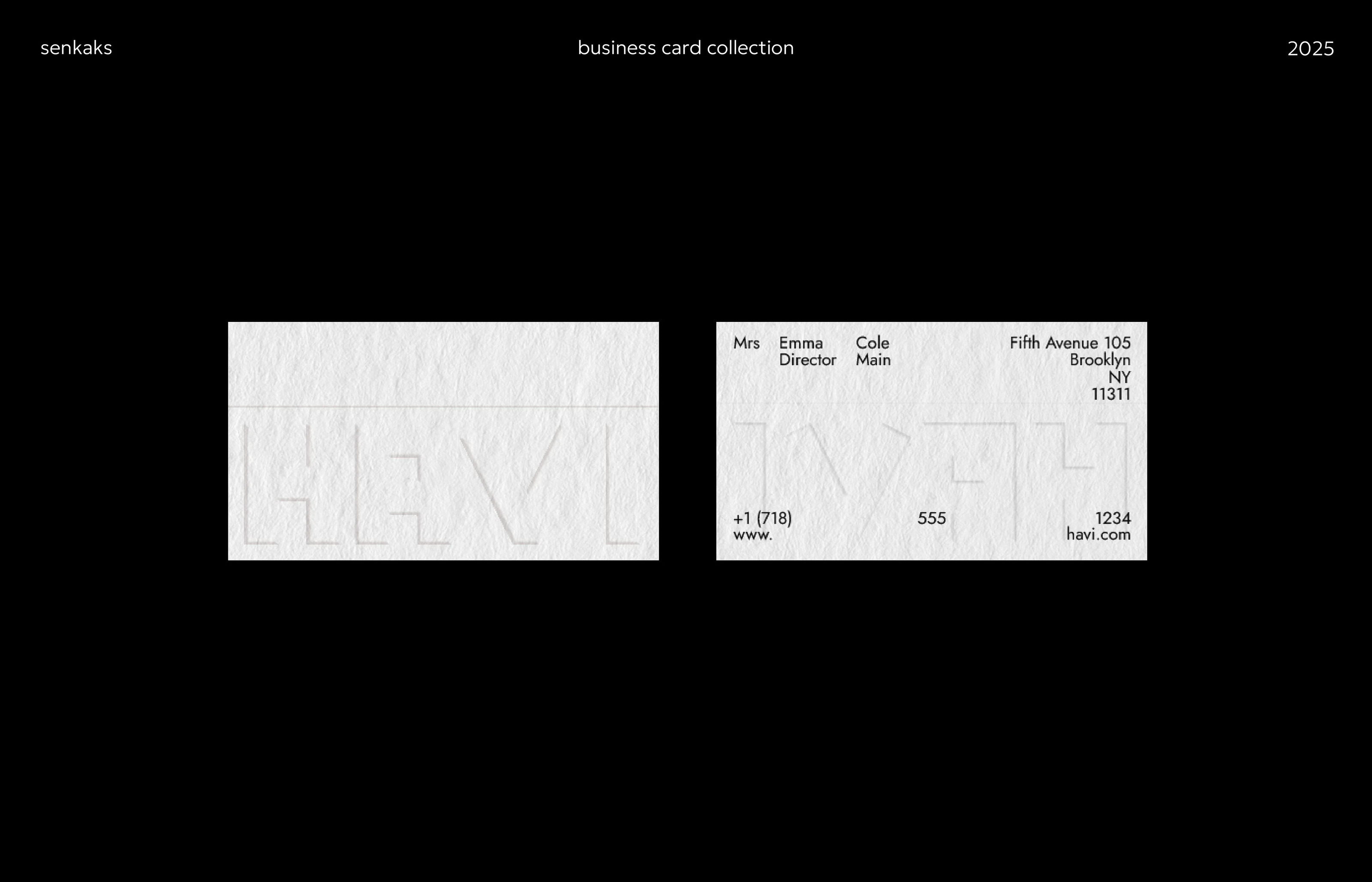 Коллекция визитных карт | 2025 — Изображение №24 — Брендинг, Графика на Dprofile