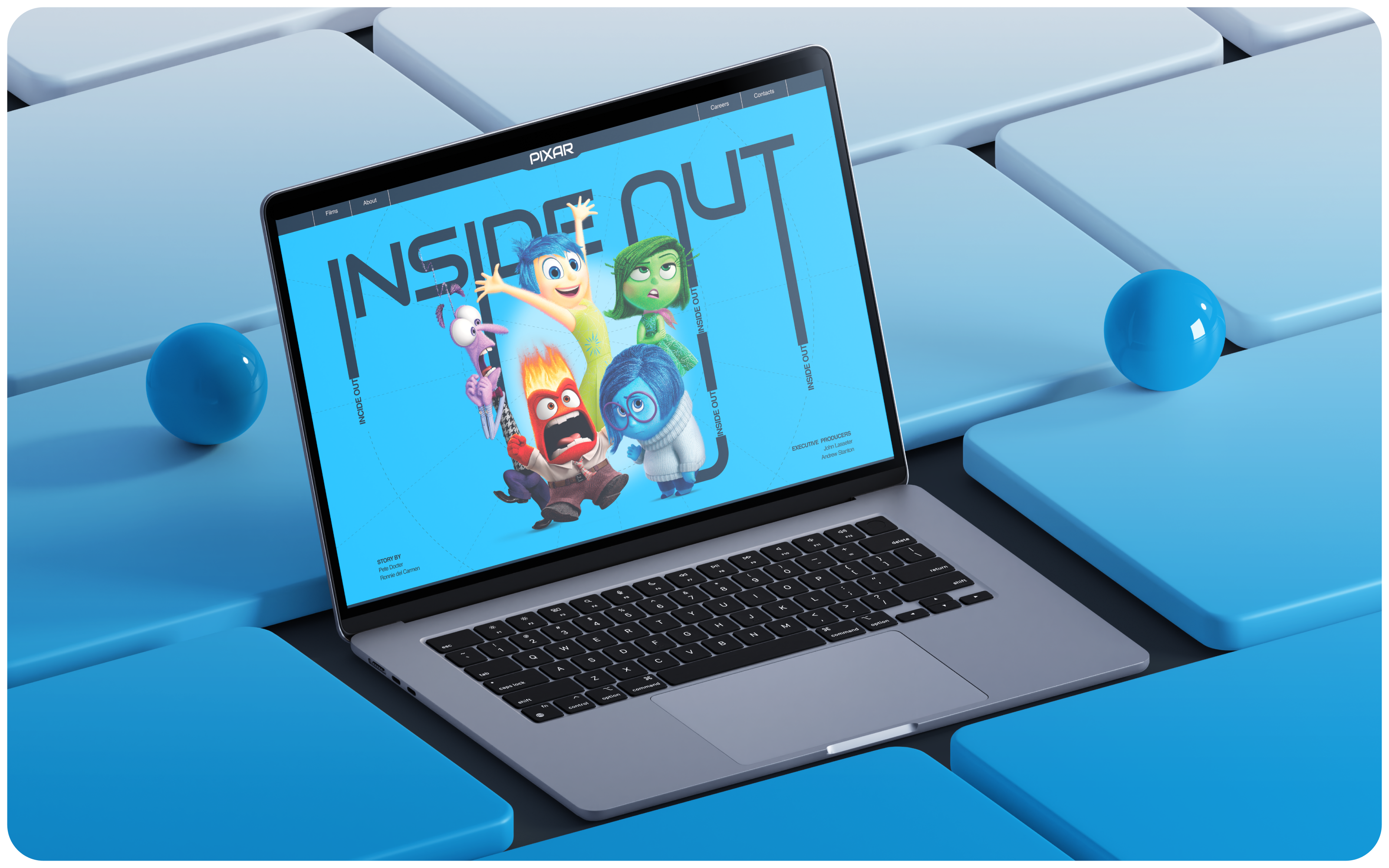 PIXAR ANIMATION STUDIOS | CORPORATE SITE — Изображение №5 — Интерфейсы на Dprofile