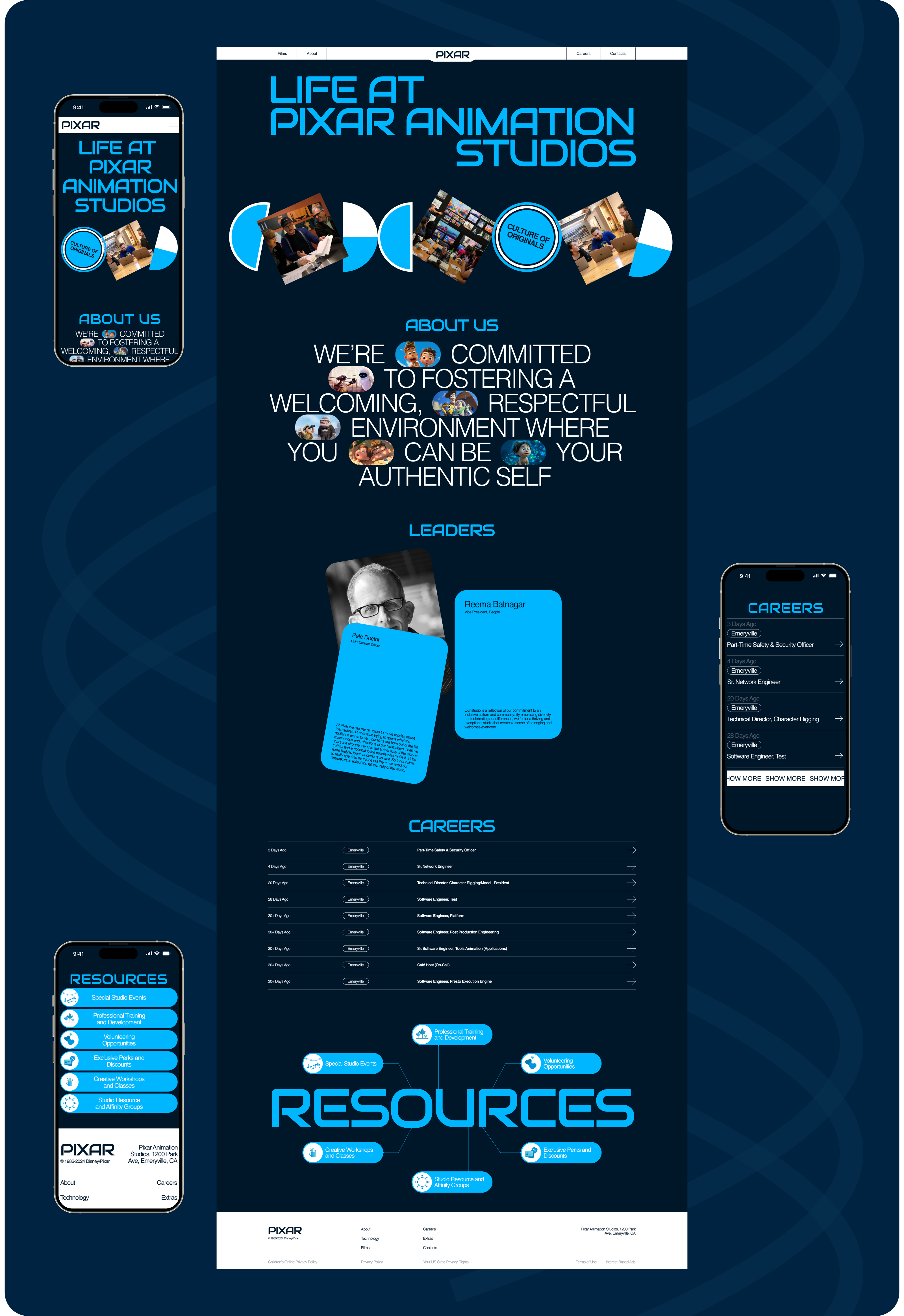 PIXAR ANIMATION STUDIOS | CORPORATE SITE — Изображение №9 — Интерфейсы на Dprofile