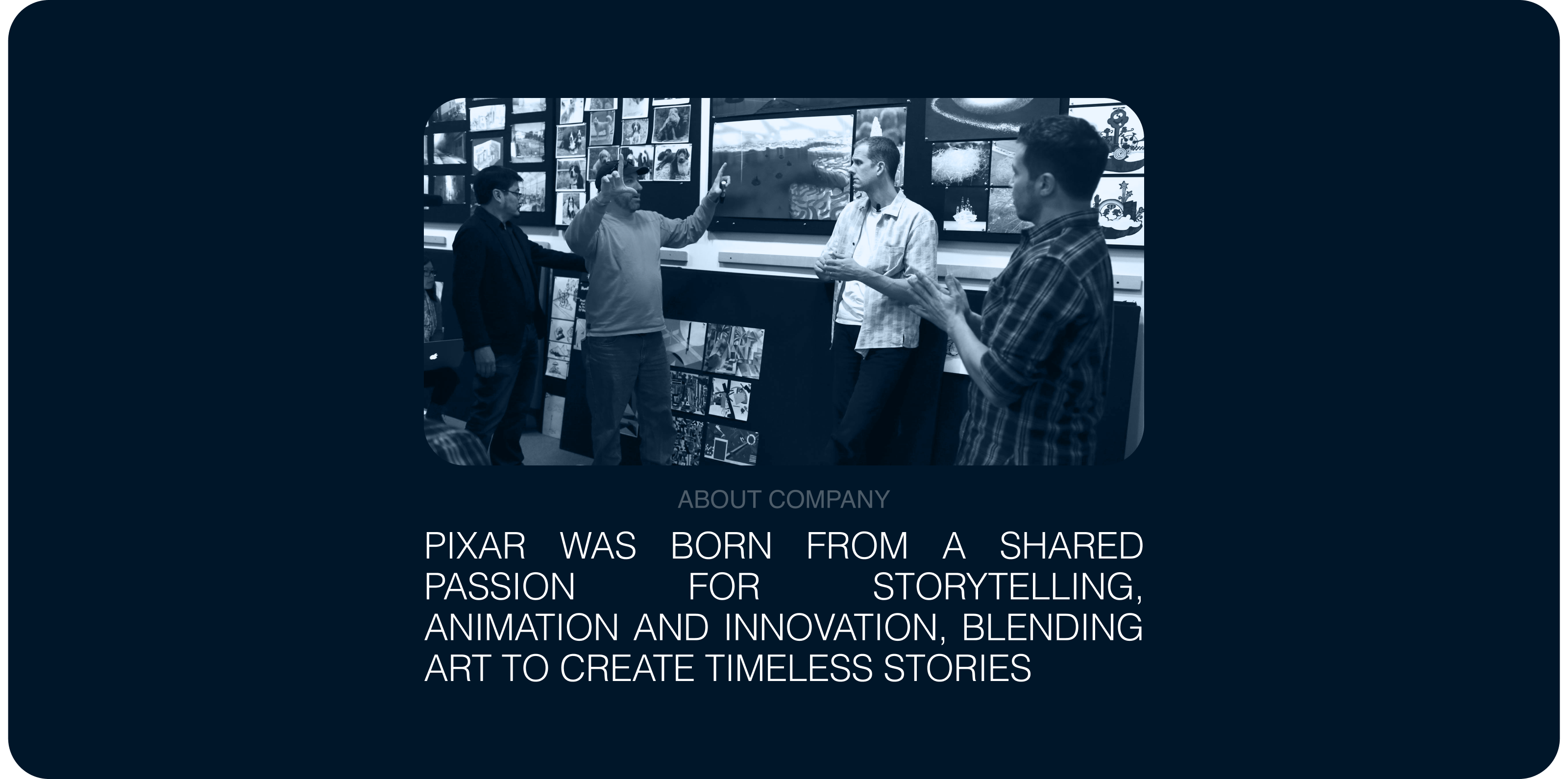 PIXAR ANIMATION STUDIOS | CORPORATE SITE — Изображение №2 — Интерфейсы на Dprofile