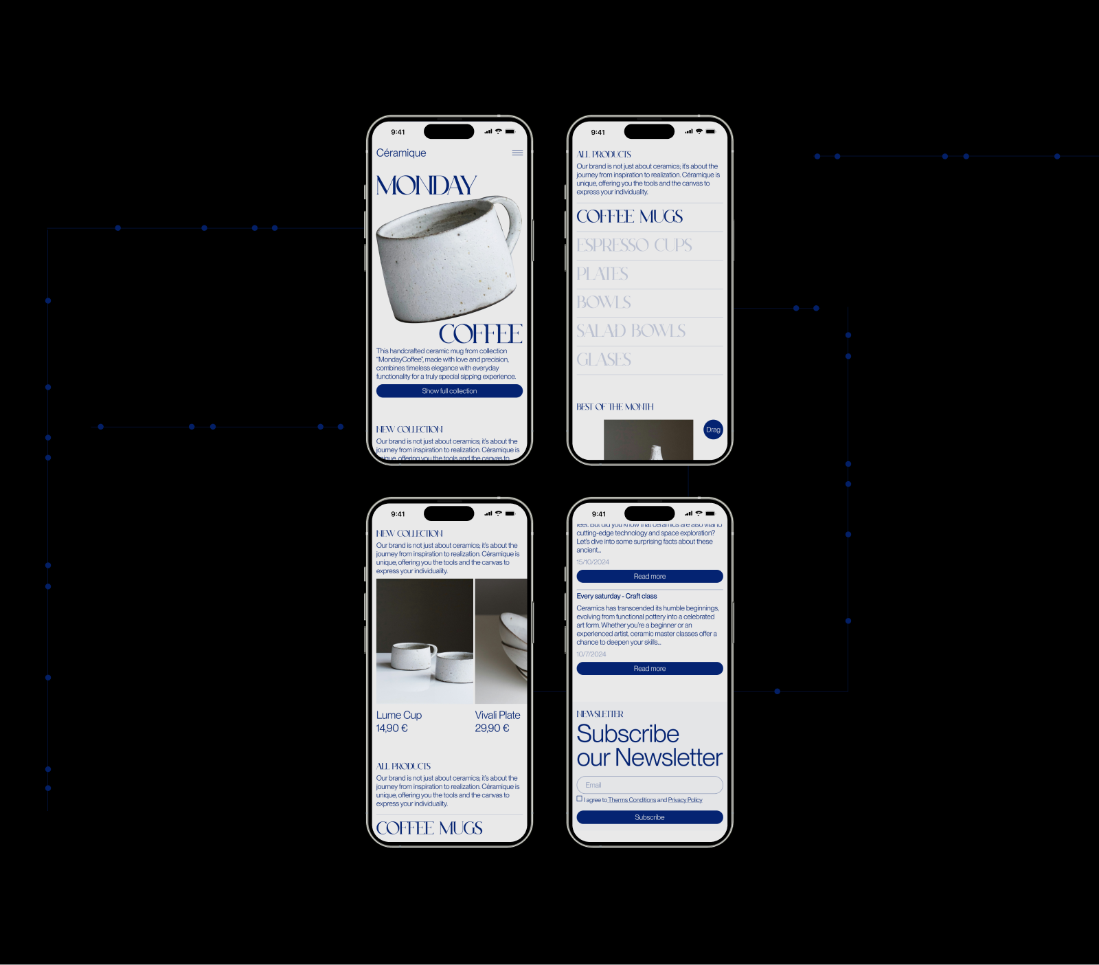 Céramique │ E-Commerce — Изображение №4 — Интерфейсы, Брендинг на Dprofile