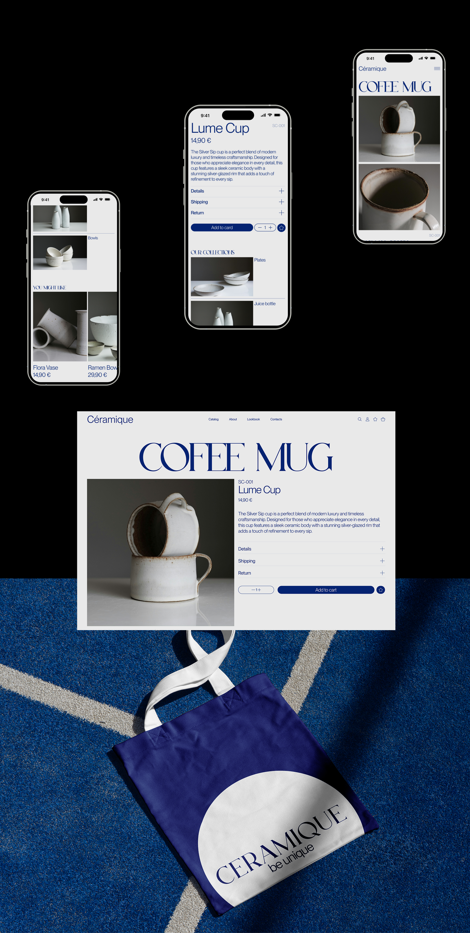 Céramique │ E-Commerce — Изображение №7 — Интерфейсы, Брендинг на Dprofile