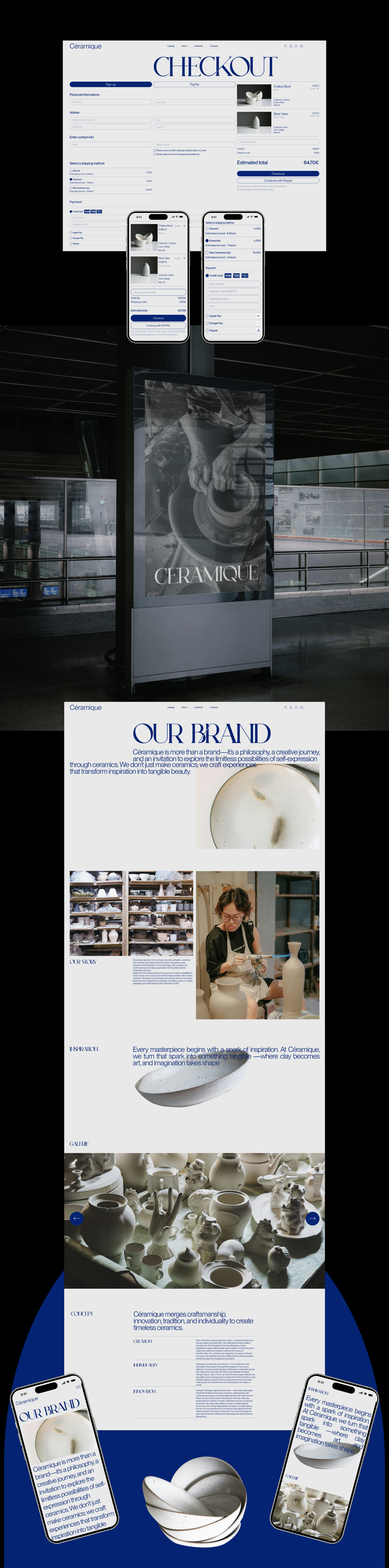 Céramique │ E-Commerce — Изображение №8 — Интерфейсы, Брендинг на Dprofile