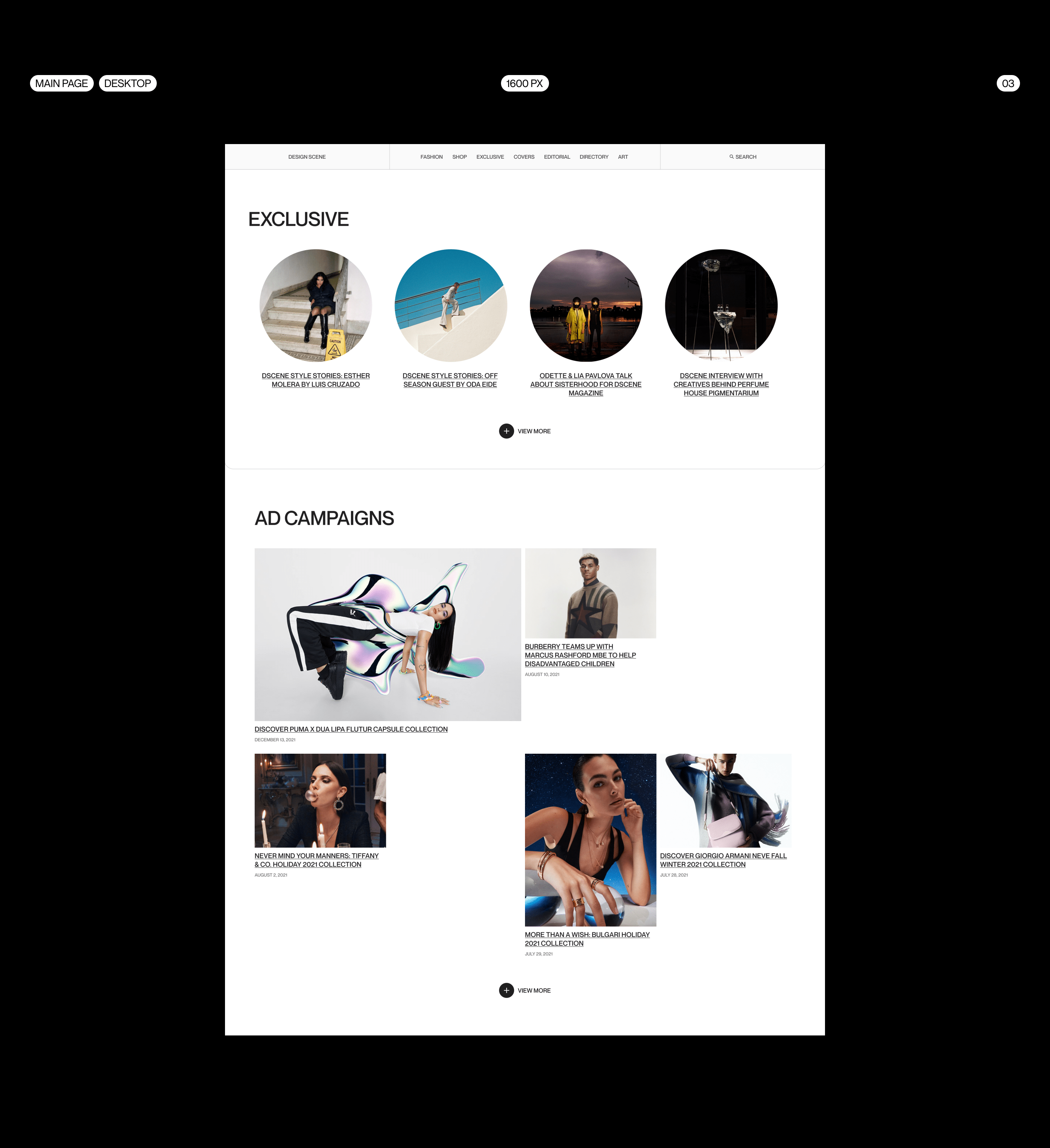 designscene.net — UX/UI concept — Изображение №8 — Интерфейсы на Dprofile