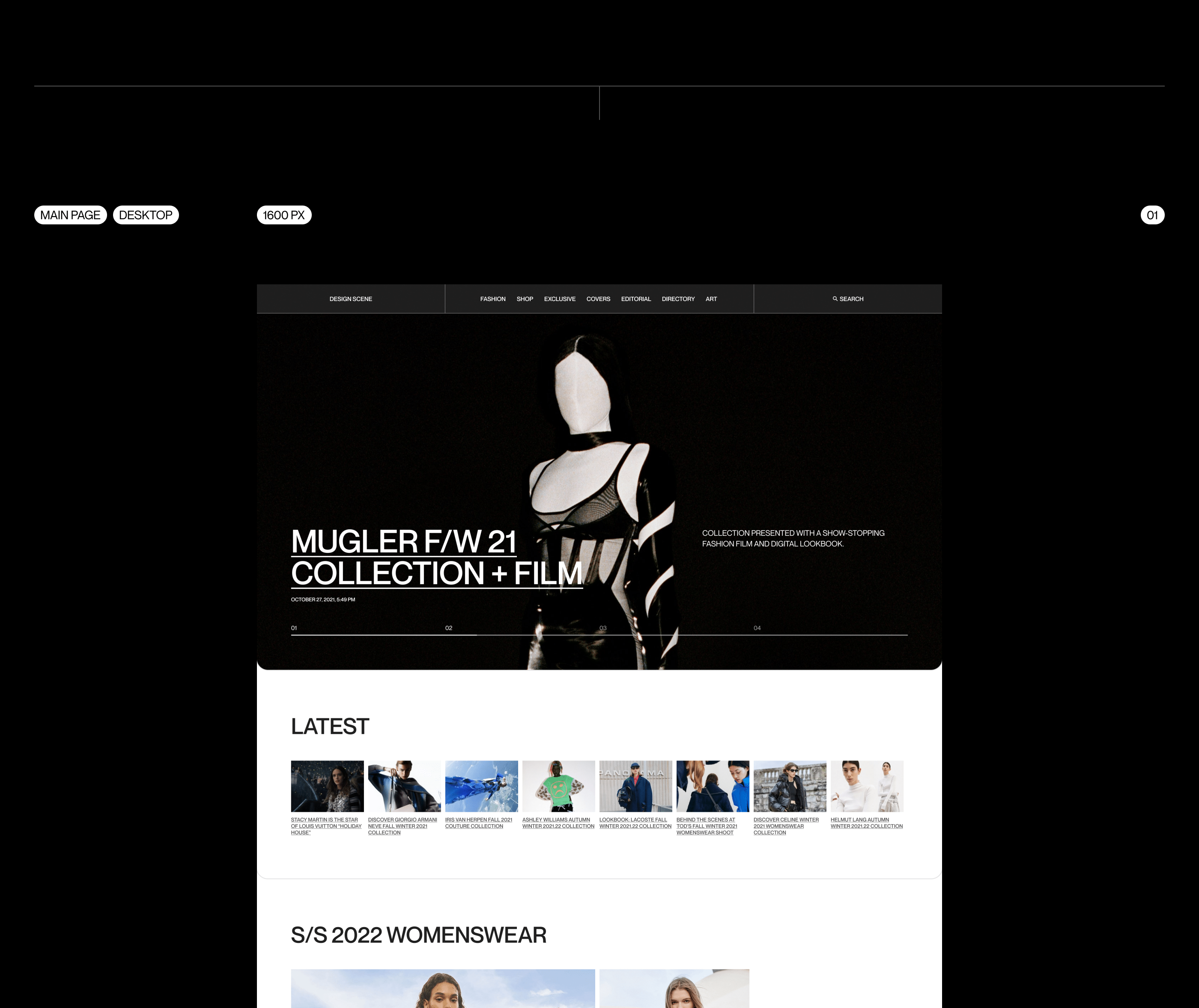 designscene.net — UX/UI concept — Изображение №4 — Интерфейсы на Dprofile