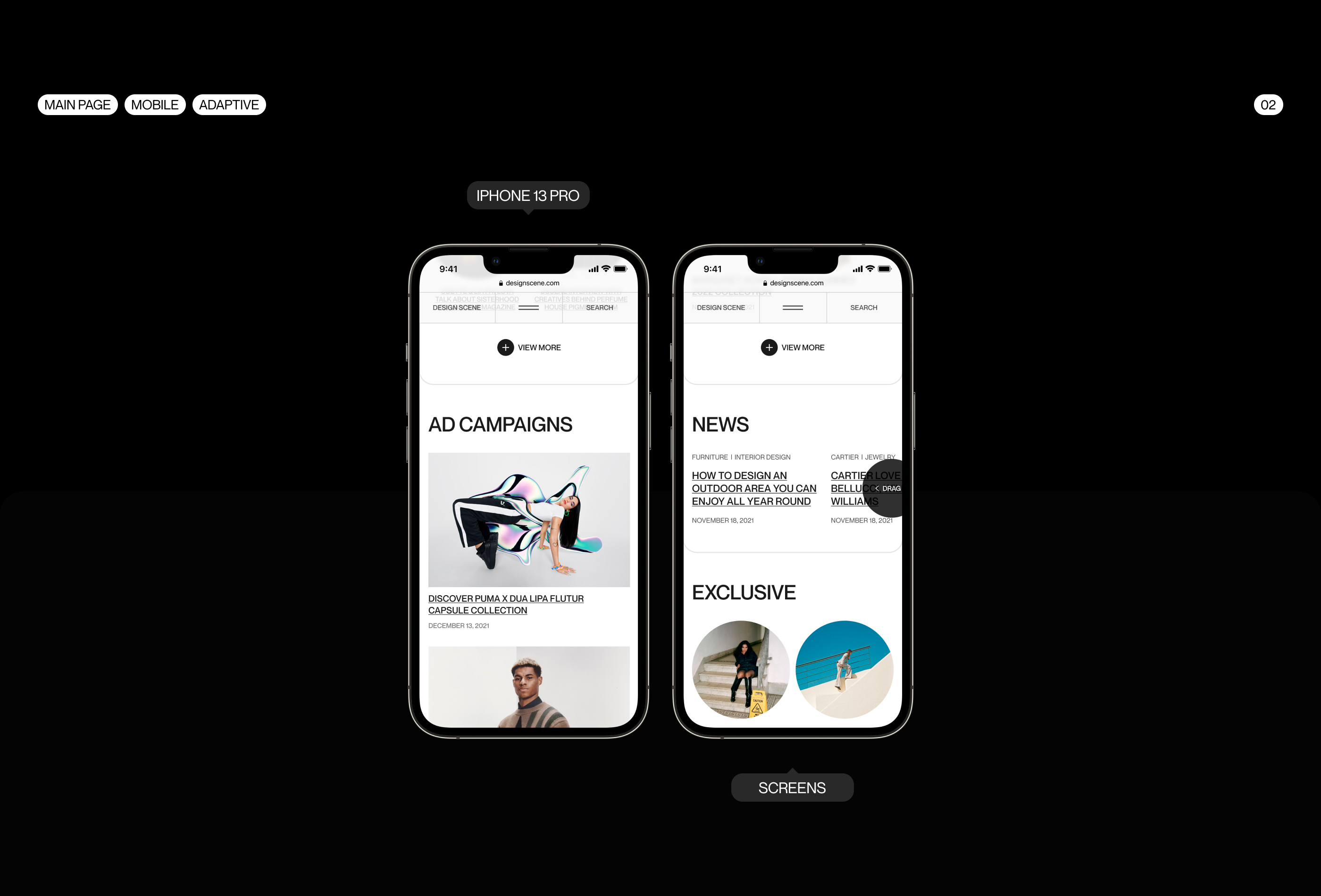 designscene.net — UX/UI concept — Изображение №6 — Интерфейсы на Dprofile
