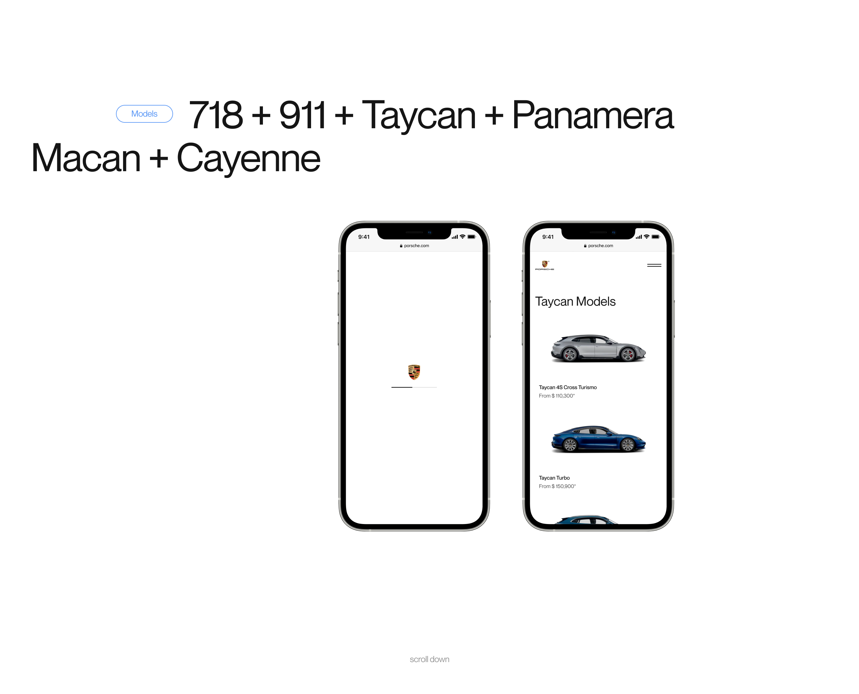 Porsche Website — UX/UI Concept — Изображение №17 — Интерфейсы на Dprofile