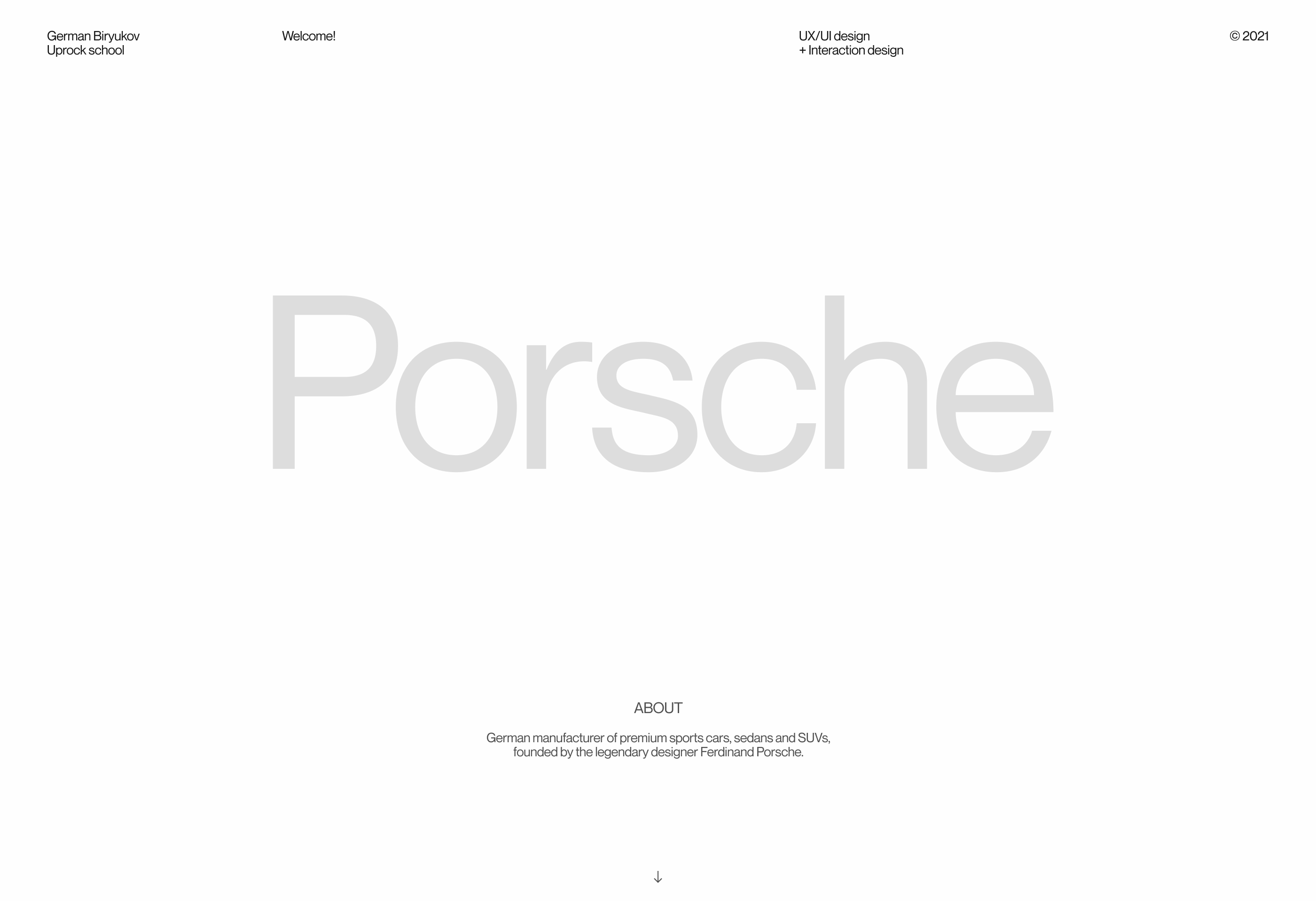Porsche Website — UX/UI Concept — Изображение №1 — Интерфейсы на Dprofile