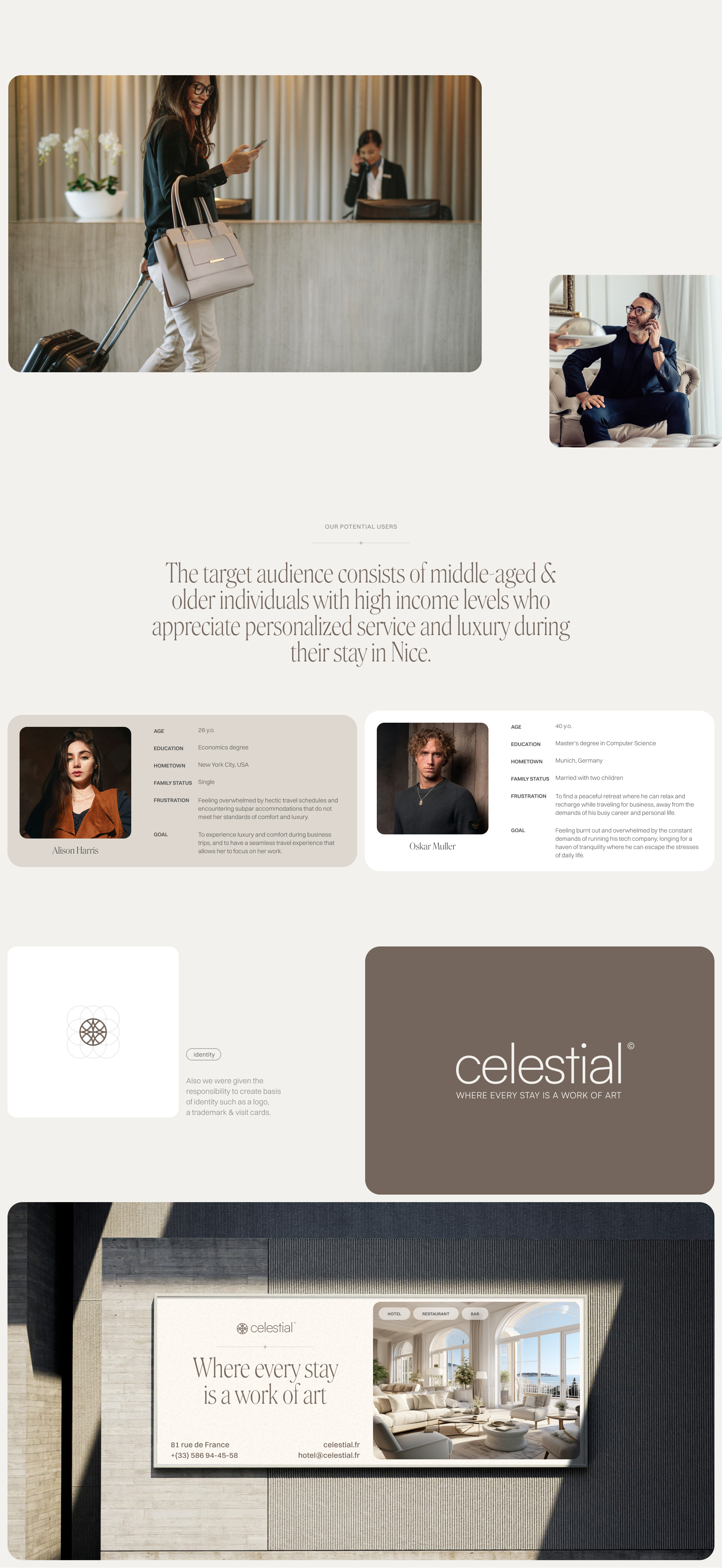 Celestial — luxury boutique hotel site — Изображение №4 — Интерфейсы на Dprofile