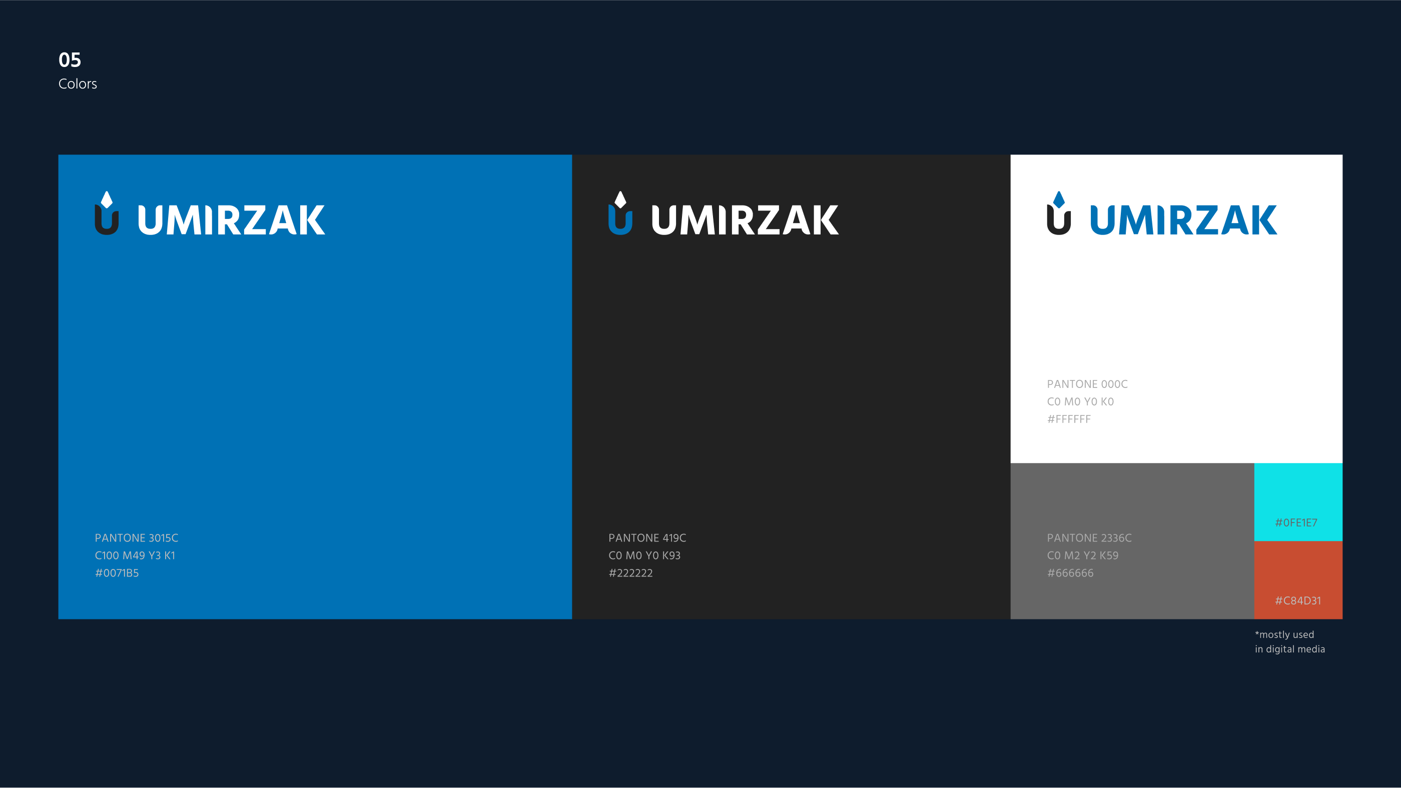 UMIRZAK (Industrial Construction Company Rebranding) — Изображение №6 — Брендинг на Dprofile