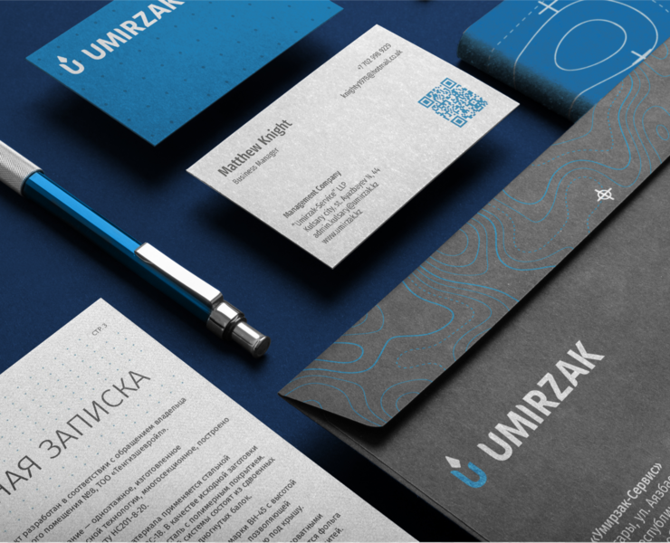 UMIRZAK (Industrial Construction Company Rebranding) — Брендинг на Dprofile