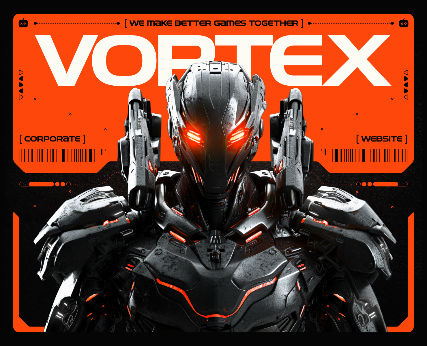 Vortex Games | Корпоративный сайт на Dprofile