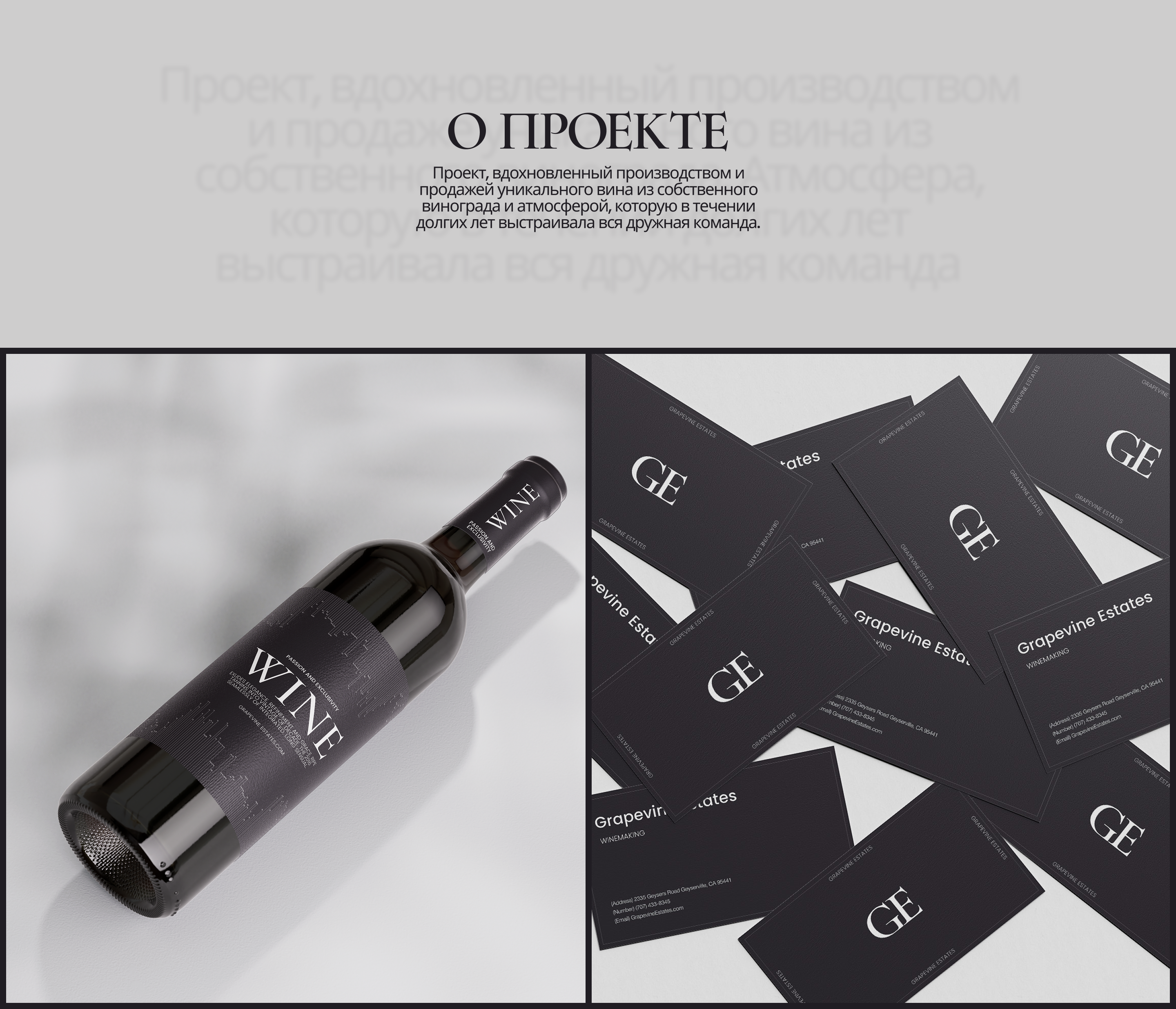GRAPEVINE ESTATES — Изображение №2 — Интерфейсы на Dprofile