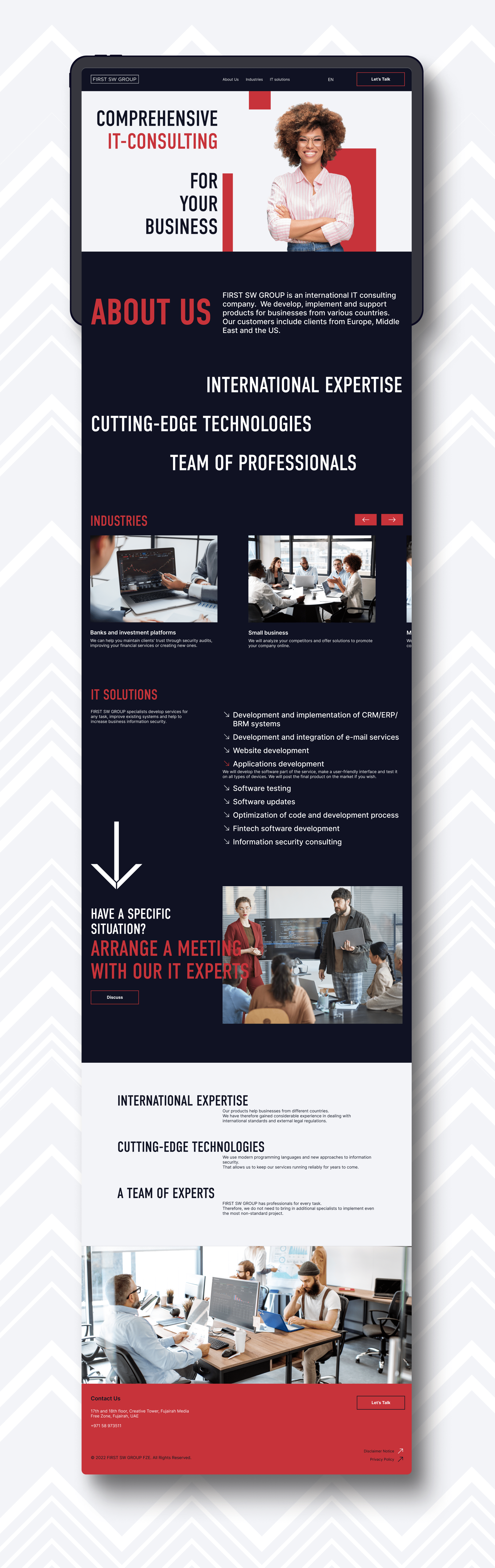 Redesign Landing Page FSWG — Изображение №3 — Интерфейсы на Dprofile