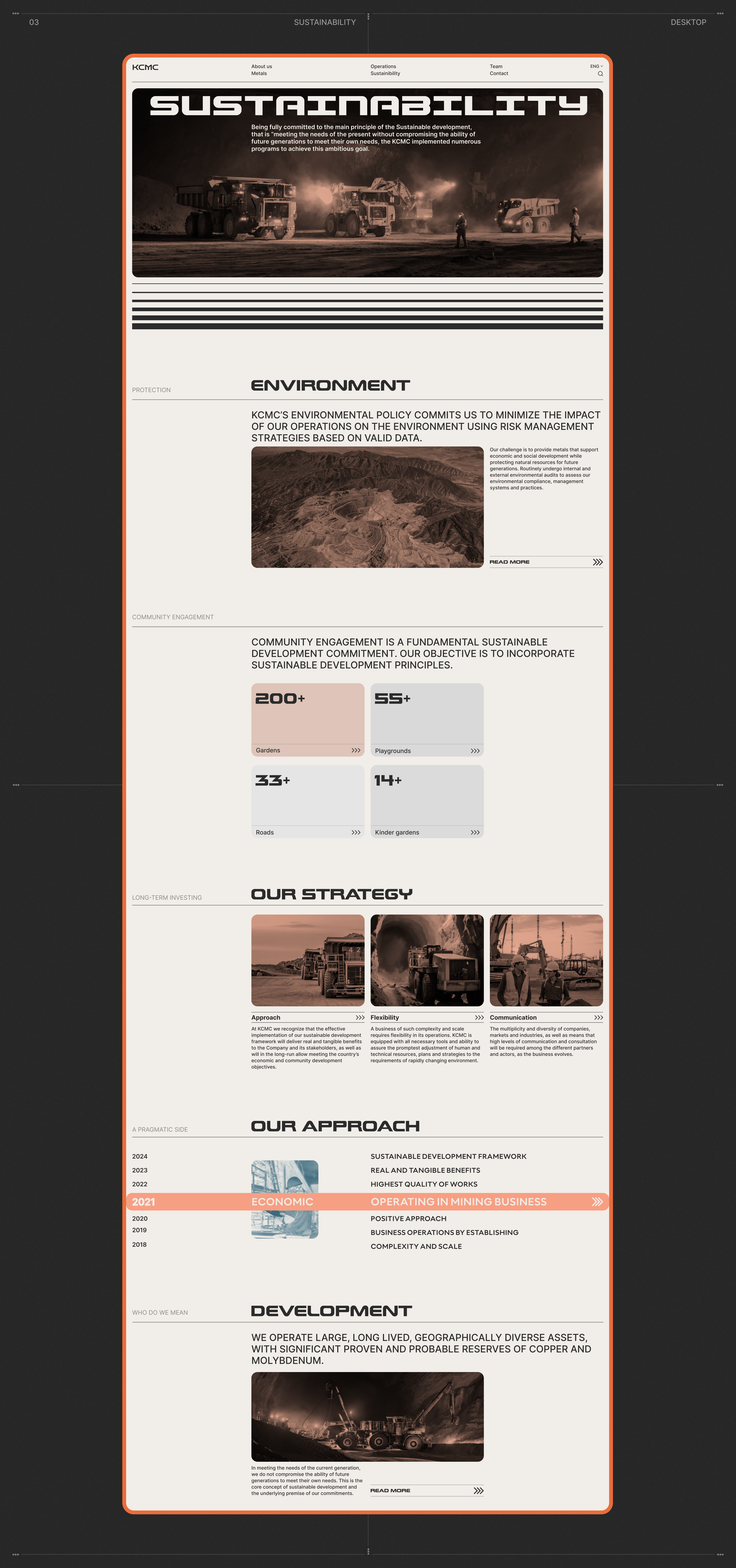 KCMC|Corporate Website | UX/UI & Motion Design — Изображение №8 — Интерфейсы, Анимация на Dprofile