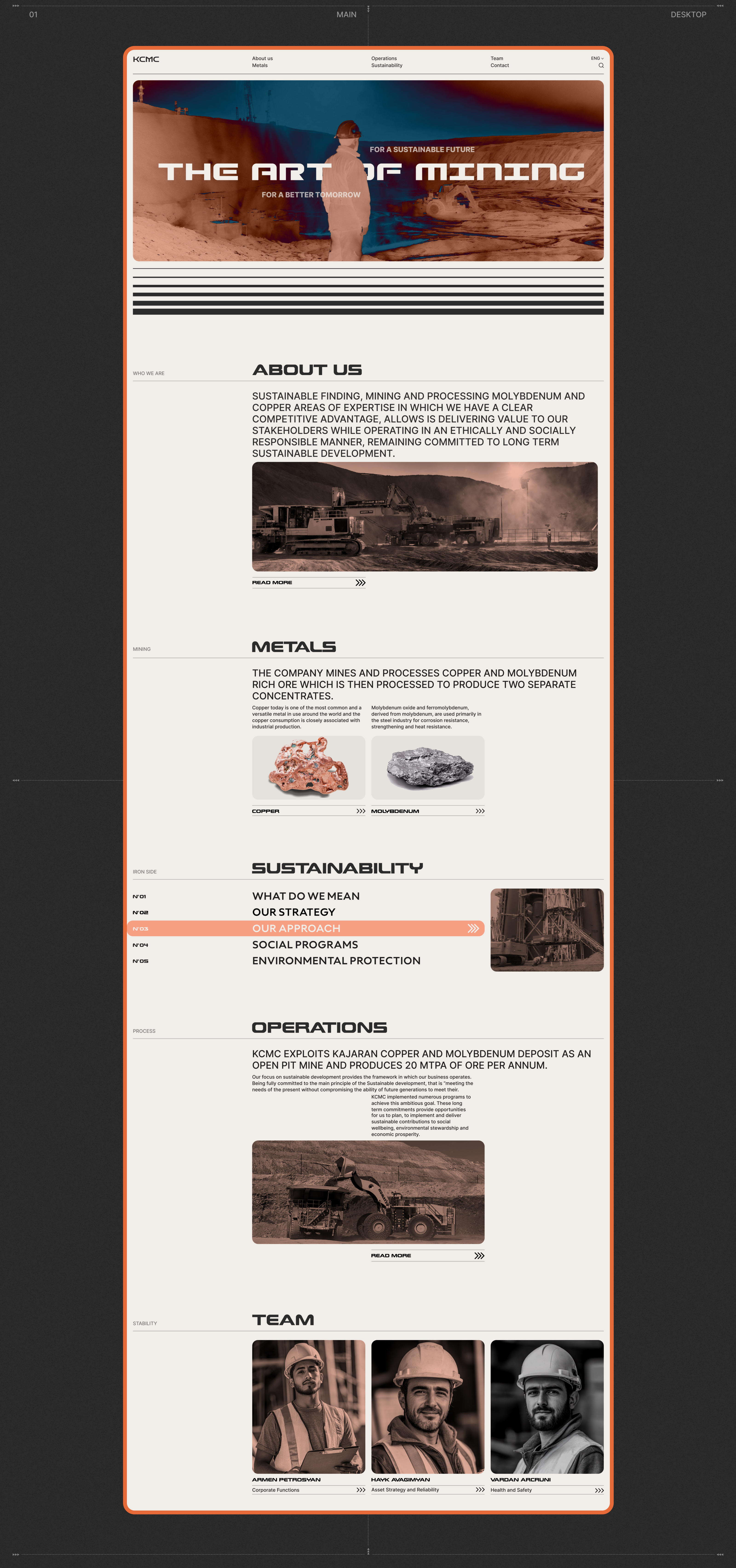 KCMC|Corporate Website | UX/UI & Motion Design — Изображение №2 — Интерфейсы, Анимация на Dprofile
