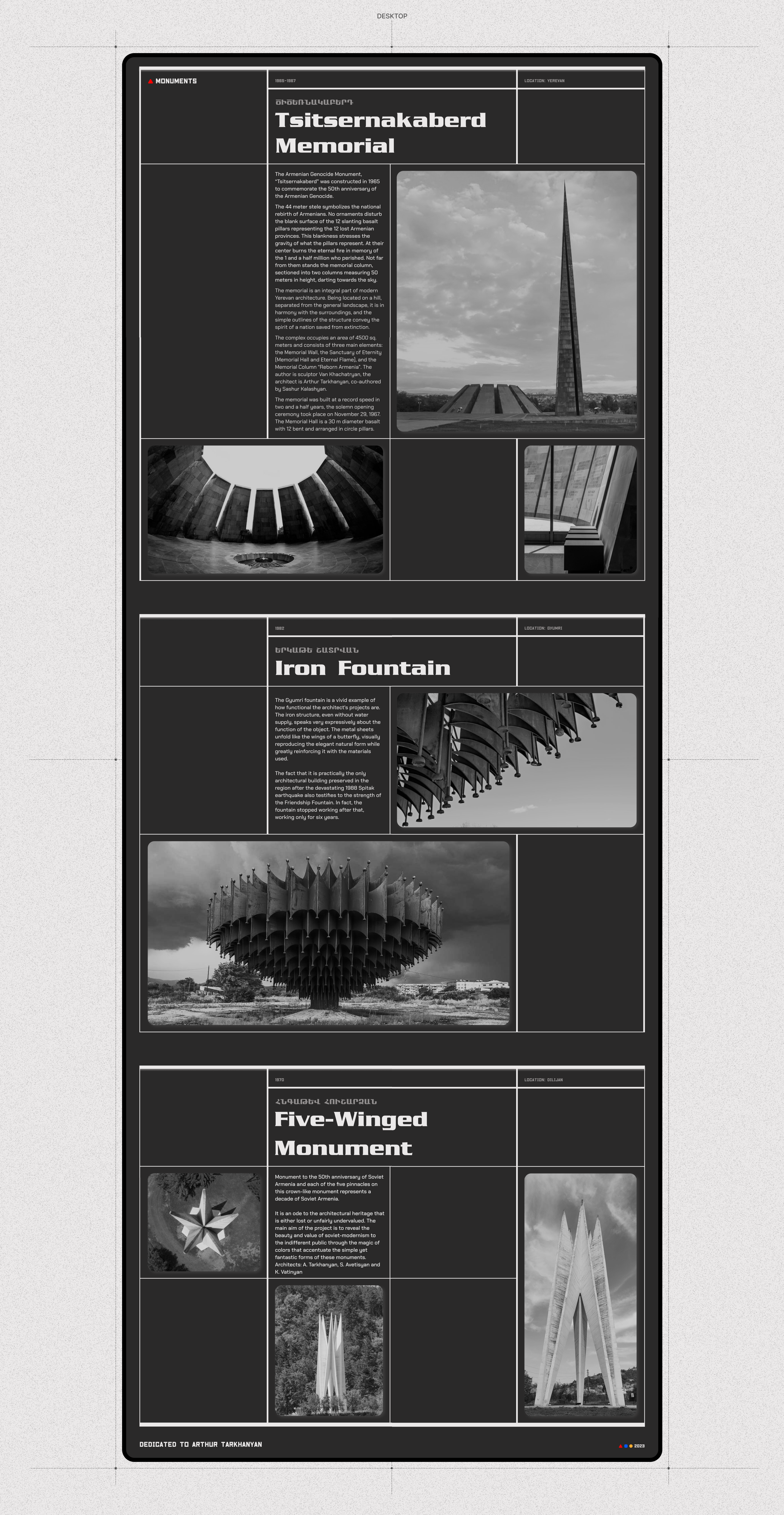 Armenian Architect | Landing | UX/UI & Motion Design — Изображение №5 — Интерфейсы, Анимация на Dprofile
