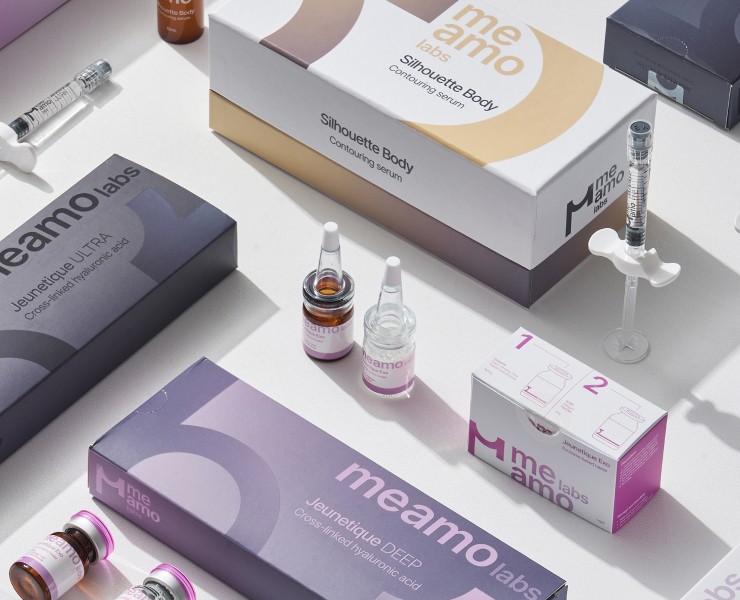 MEAMO — брендинг и упаковка для бренда космецевтики на Dprofile
