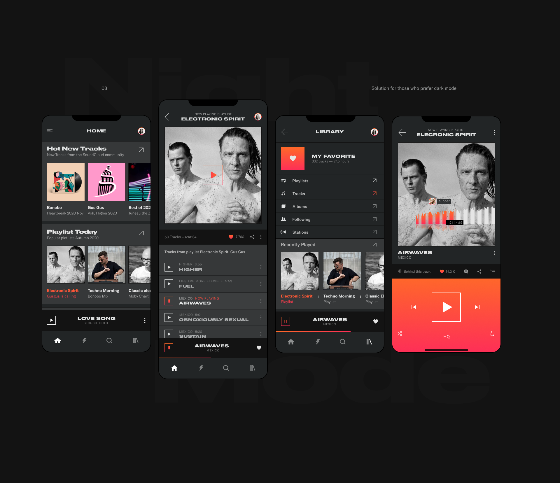 SoundCloud Redesign Mobile App Concept — Изображение №6 — Интерфейсы, Брендинг на Dprofile