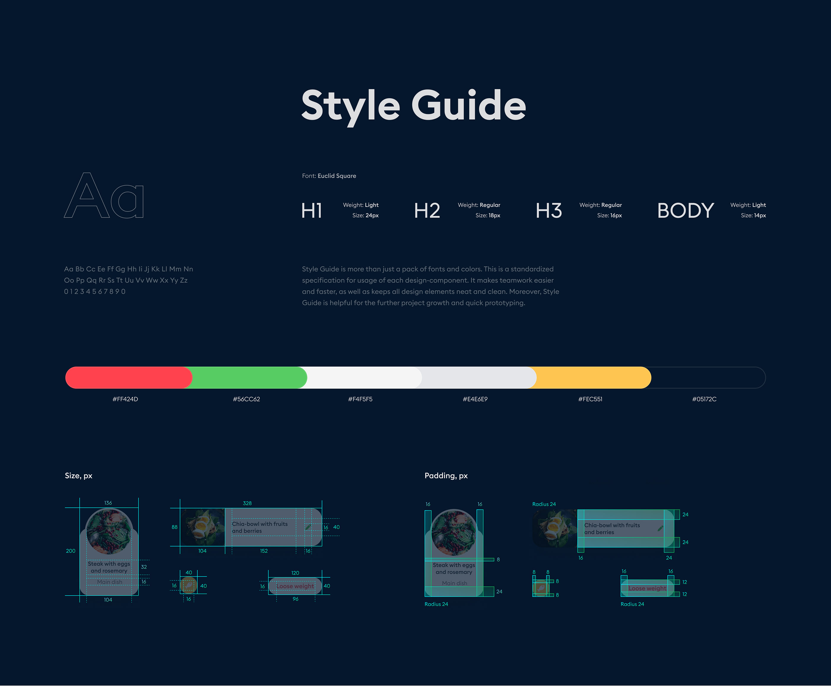 Food & Fitness mobile app ux ui — Изображение №4 — Интерфейсы на Dprofile