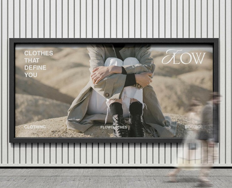 FLOW | BRAND IDENTITY — Брендинг, Графика на Dprofile