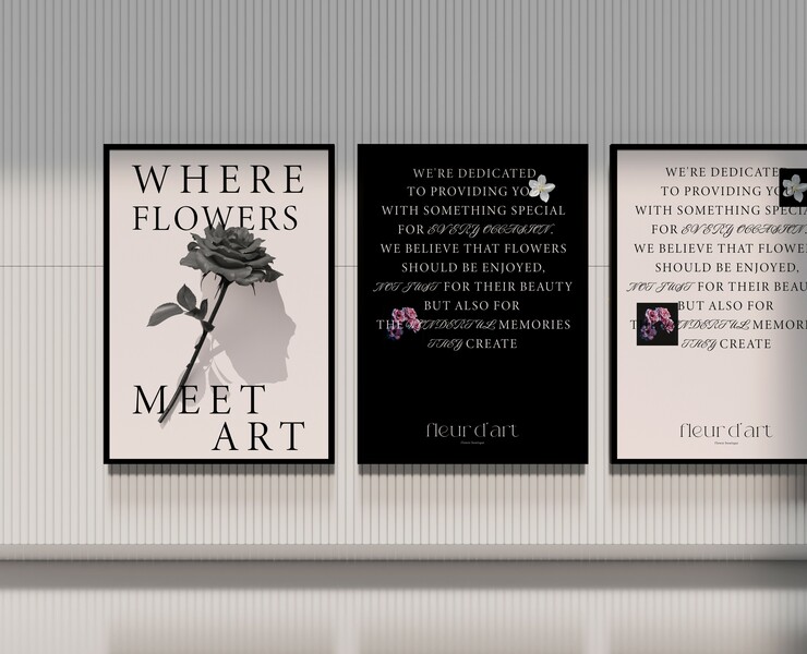 FLEUR D' ART | BRAND IDENTITY — Брендинг, Графика на Dprofile