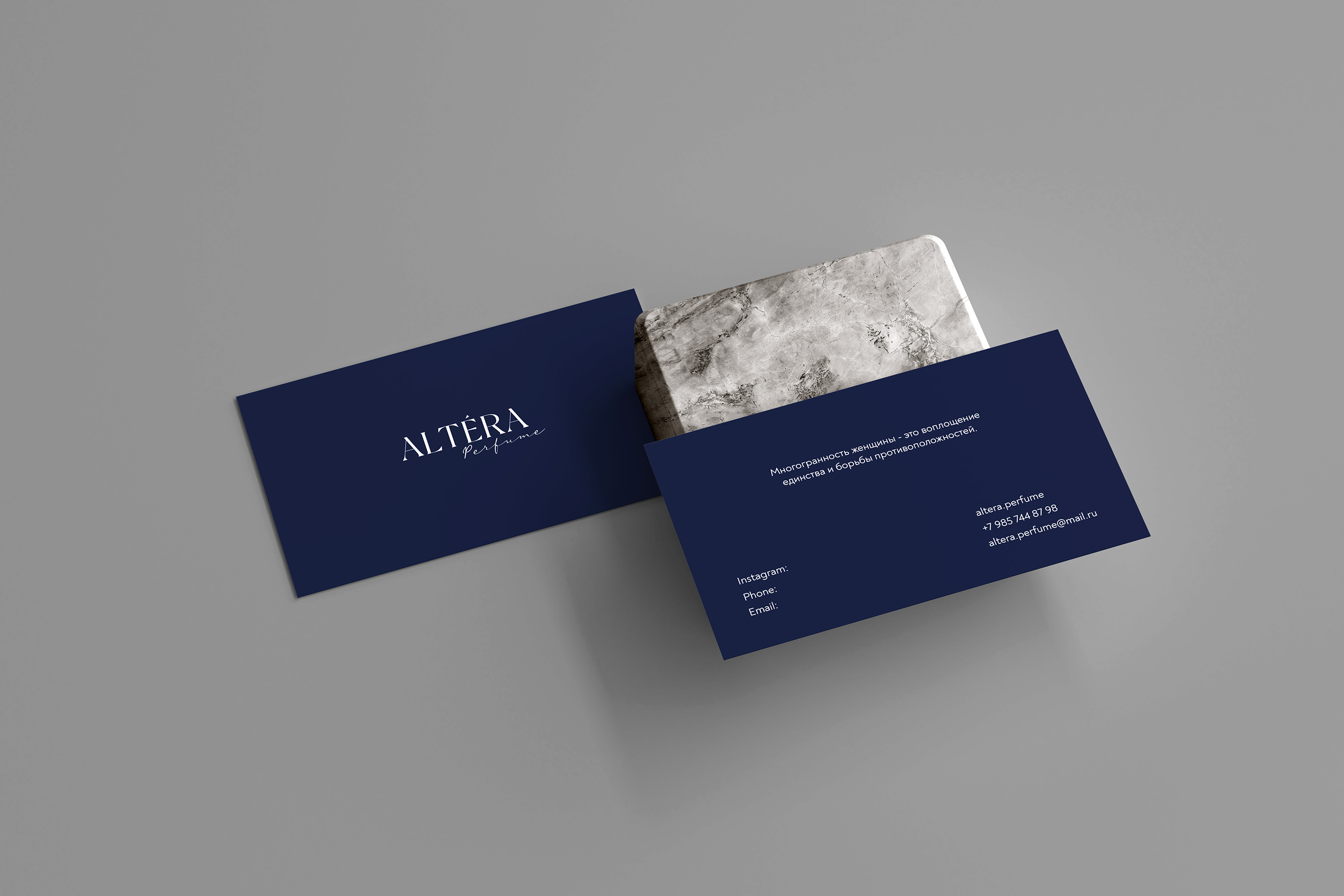 Identity for Altera Perfume — Изображение №5 — Брендинг, Графика на Dprofile