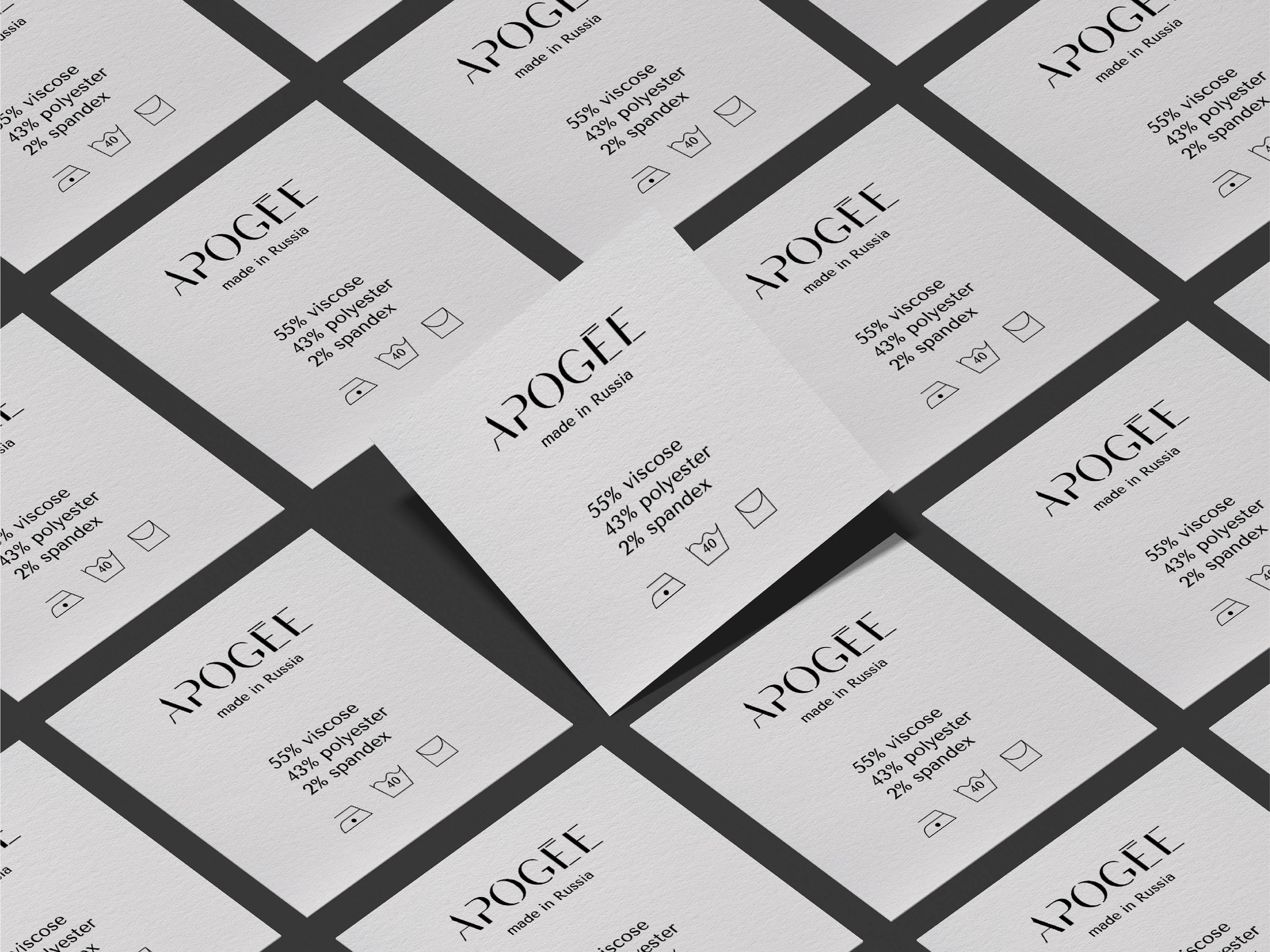 APOGÉE BRAND IDENTITY — Изображение №9 — Брендинг, Графика на Dprofile