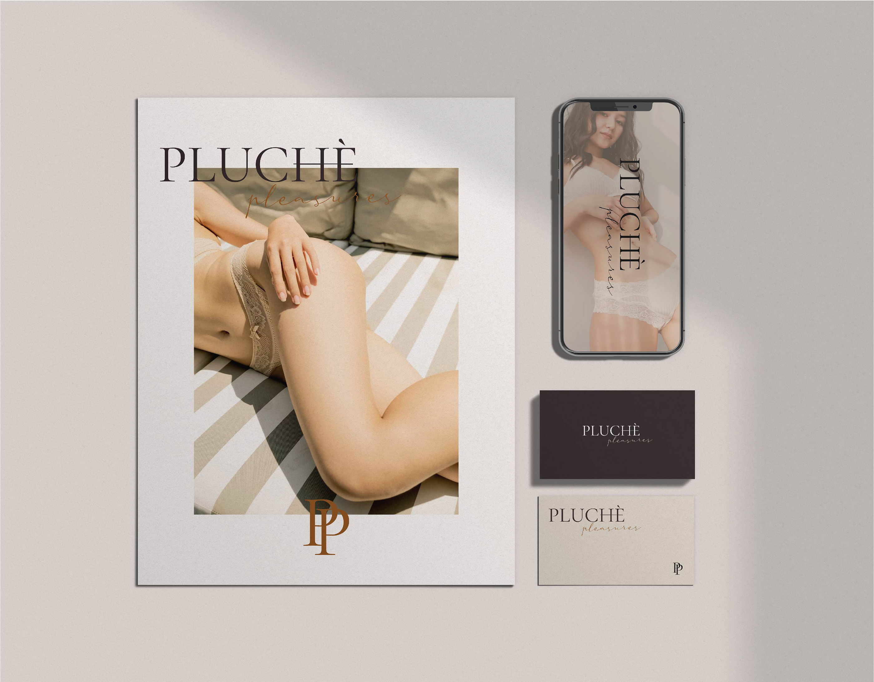 LOGOTYPE for Pluchè Pleasures — Изображение №4 — Брендинг, Графика на Dprofile