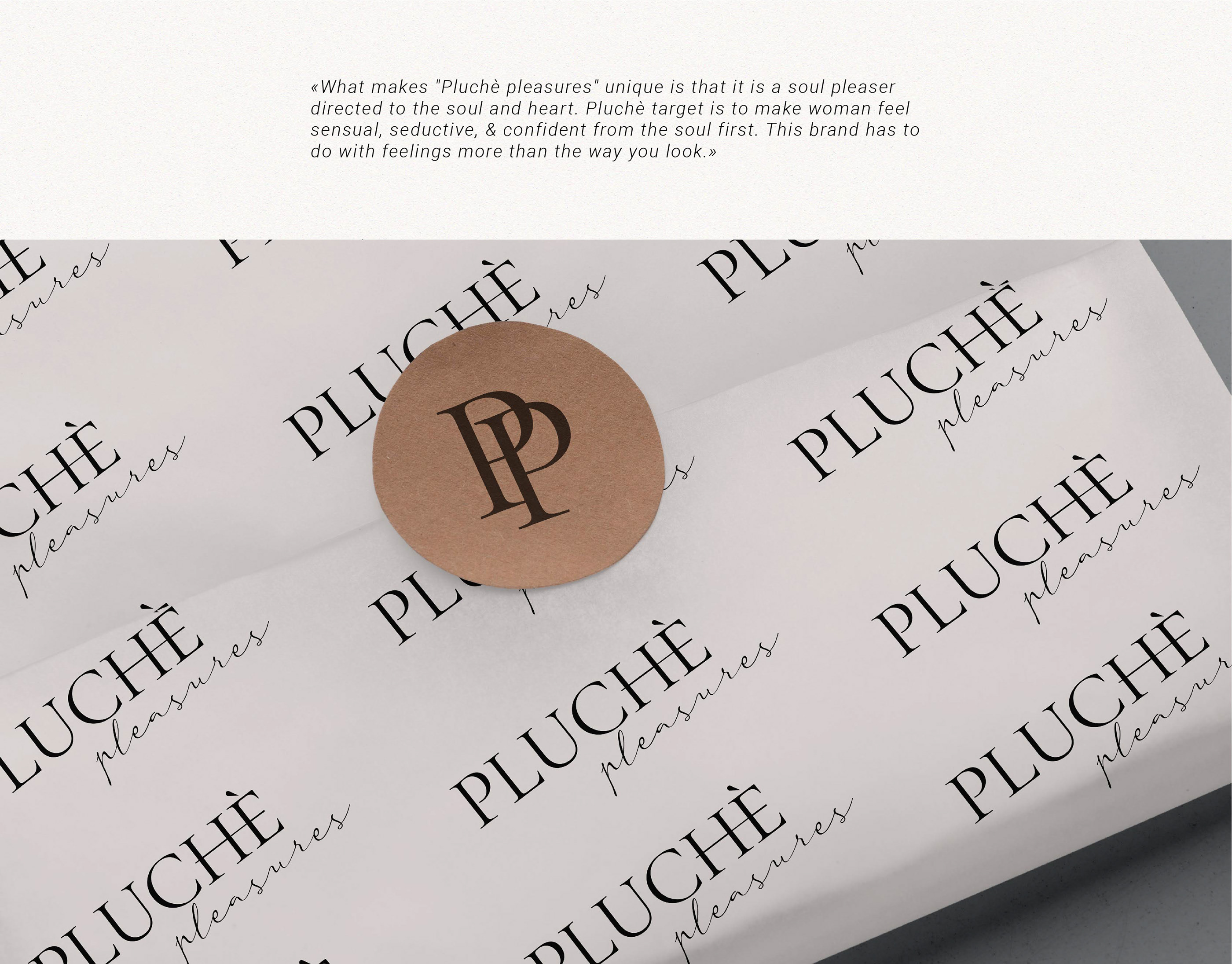 LOGOTYPE for Pluchè Pleasures — Изображение №2 — Брендинг, Графика на Dprofile