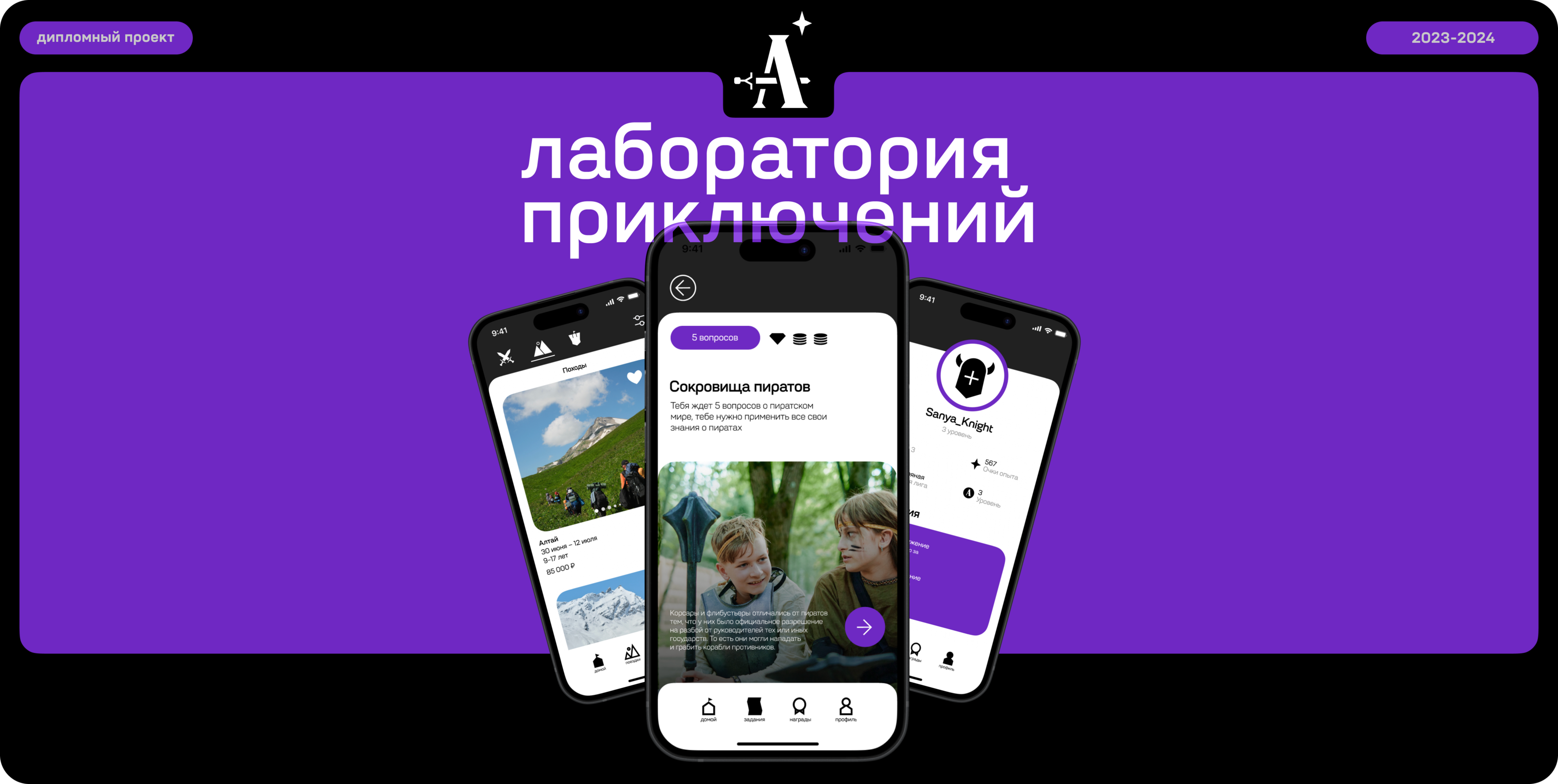 Лаборатория Приключений — Изображение №1 — Интерфейсы, Брендинг на Dprofile