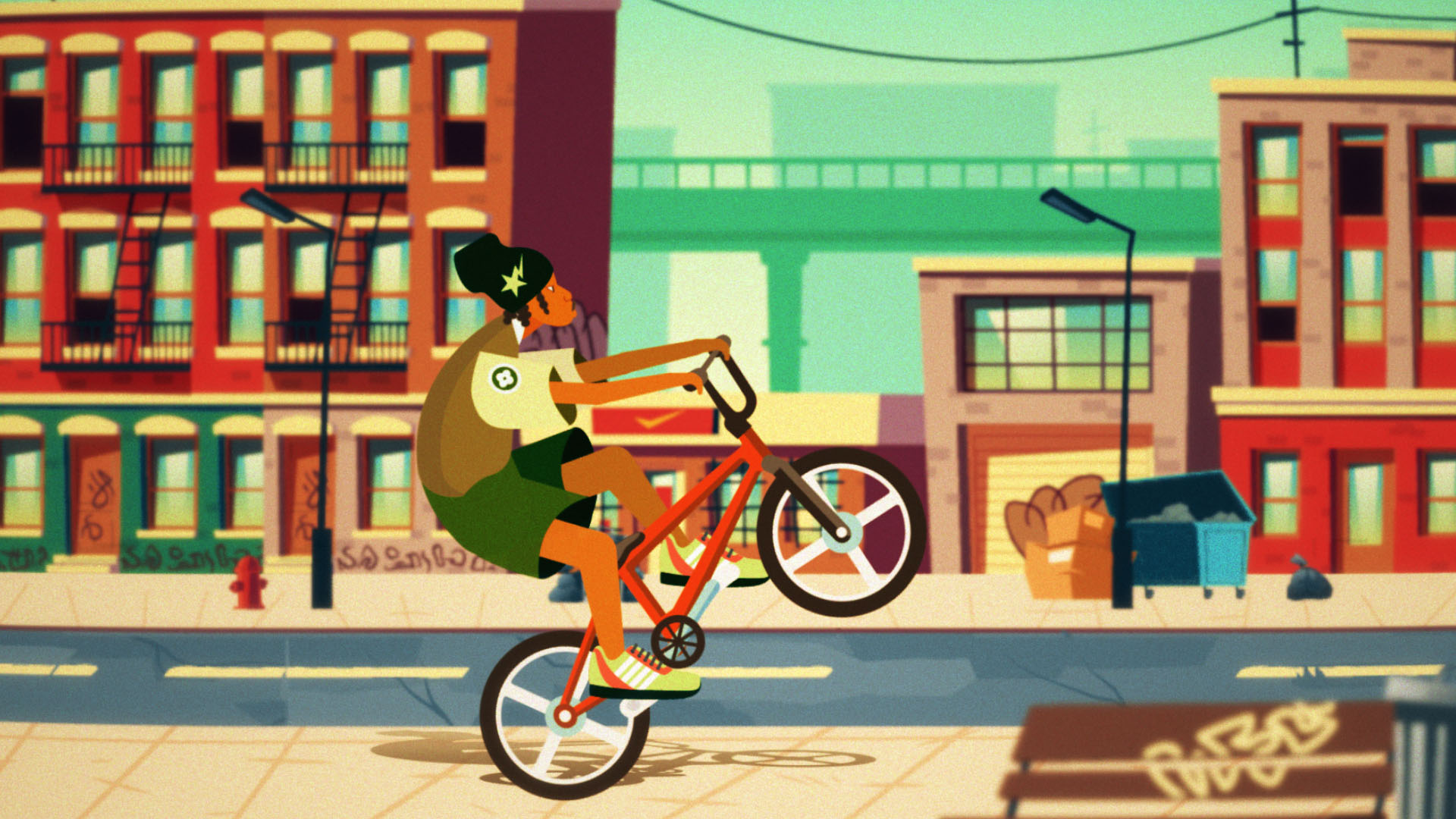 Bicycle Animation | Анимация персонажа на велосипеде — Изображение №1 — Иллюстрация, Анимация на Dprofile