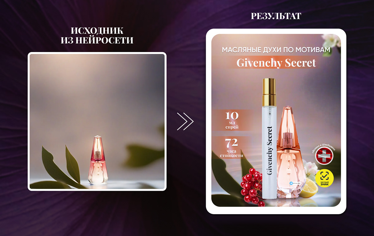 Инфографика/Дизайн карточек для WILDBERRIES OZON/ духи — Изображение №3 — Маркетинг на Dprofile