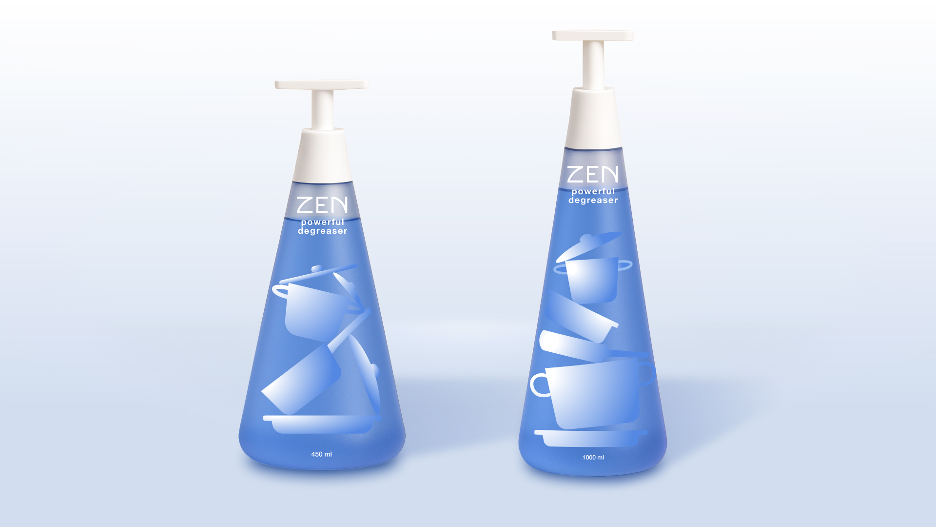 ZEN — dishwashing liquid — Изображение №4 — Брендинг на Dprofile