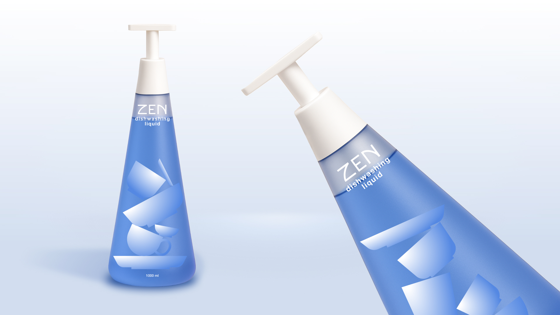 ZEN — dishwashing liquid — Изображение №3 — Брендинг на Dprofile