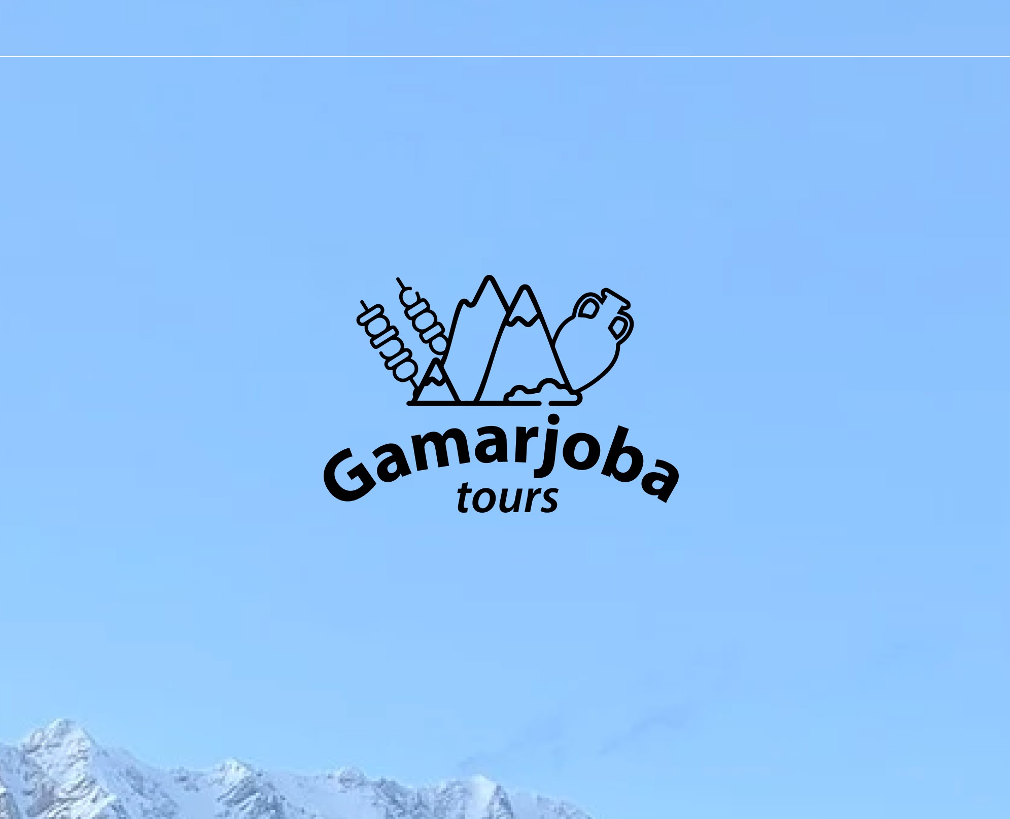 Gamarjoba tours - дизайн сайта по турам — Интерфейсы на Dprofile