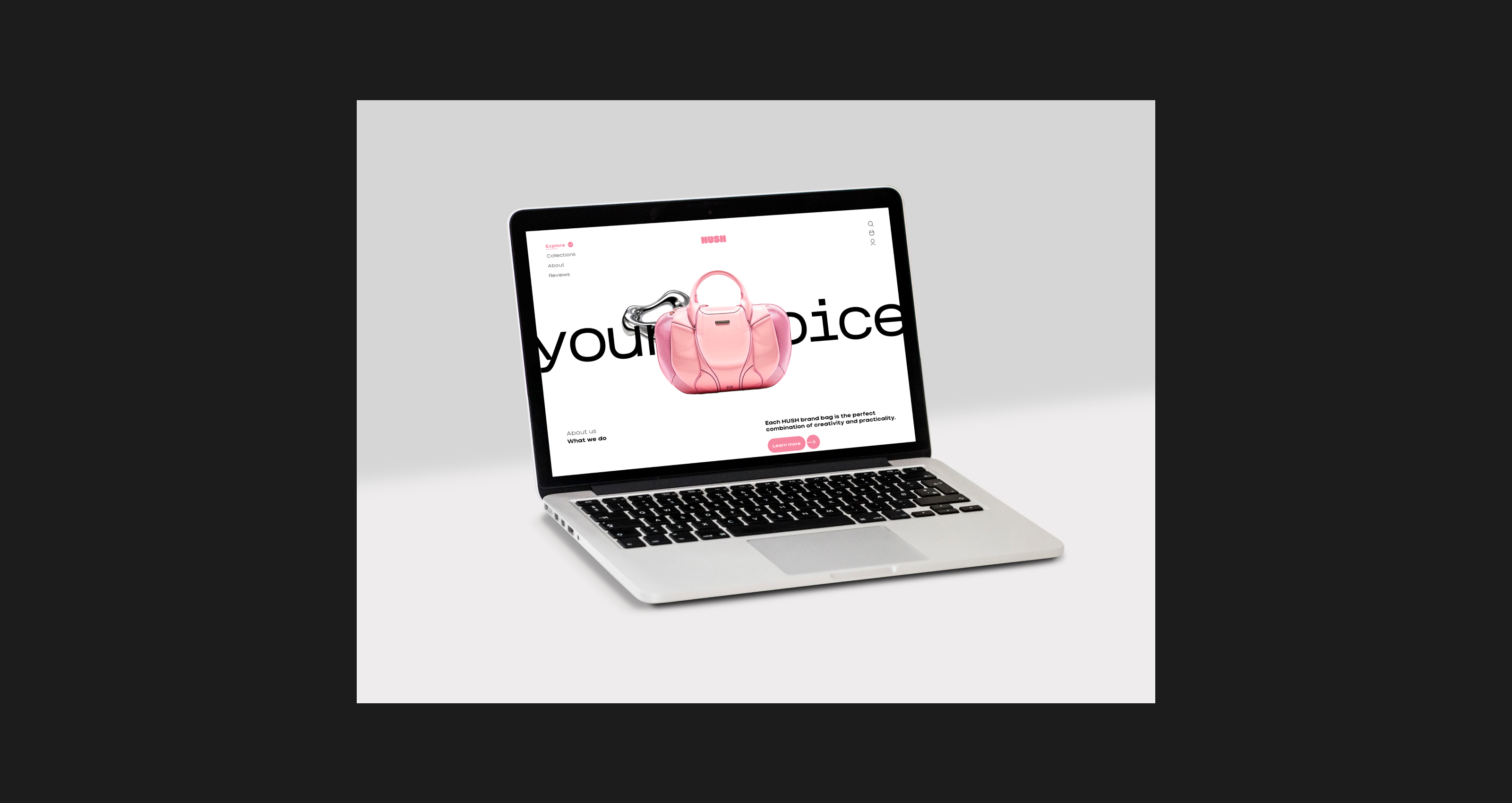 Landing page for a bag brand | UX/UI Design — Изображение №2 — Интерфейсы, Брендинг на Dprofile