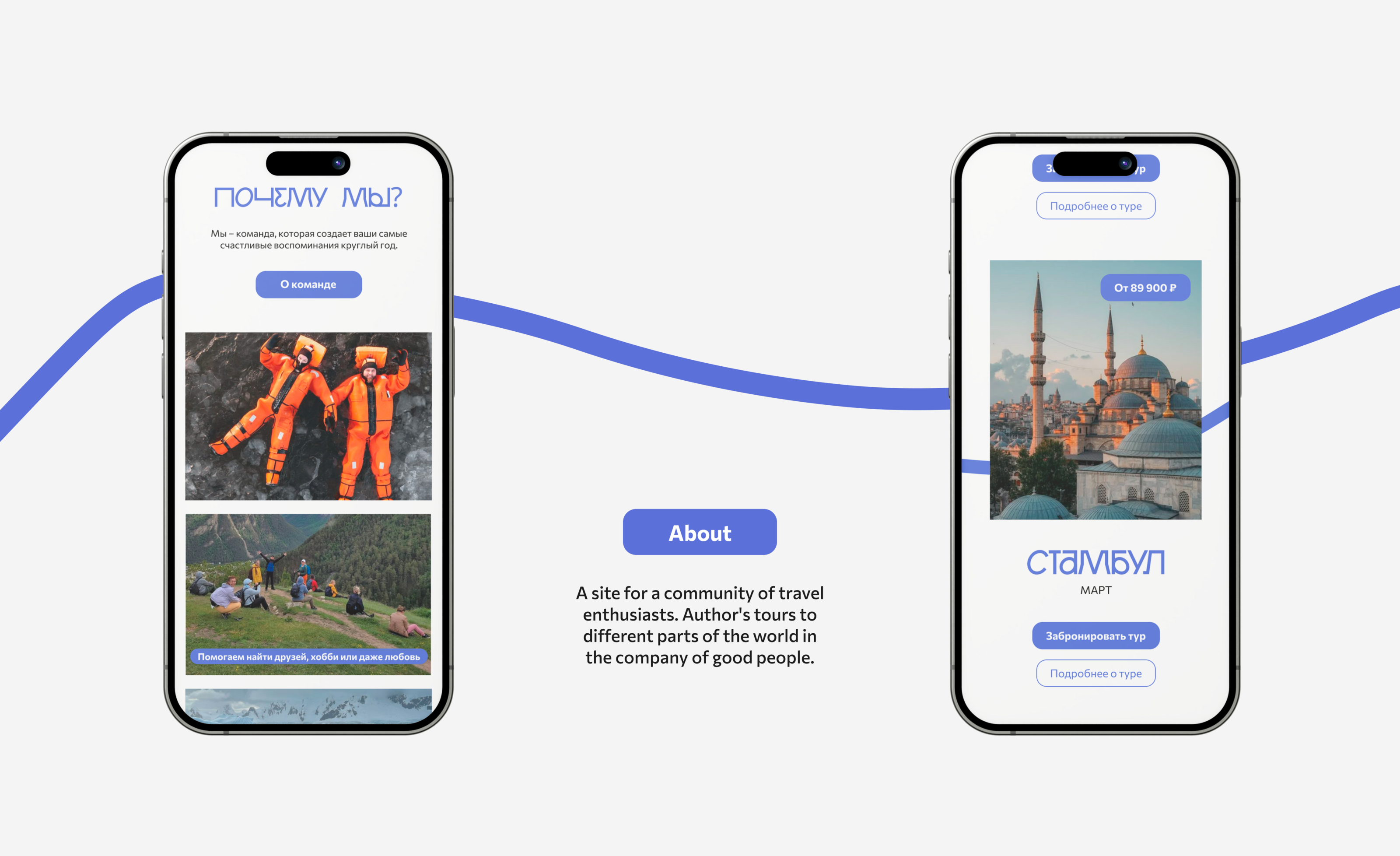 Travel company | Website design — Изображение №2 — Интерфейсы, Брендинг на Dprofile