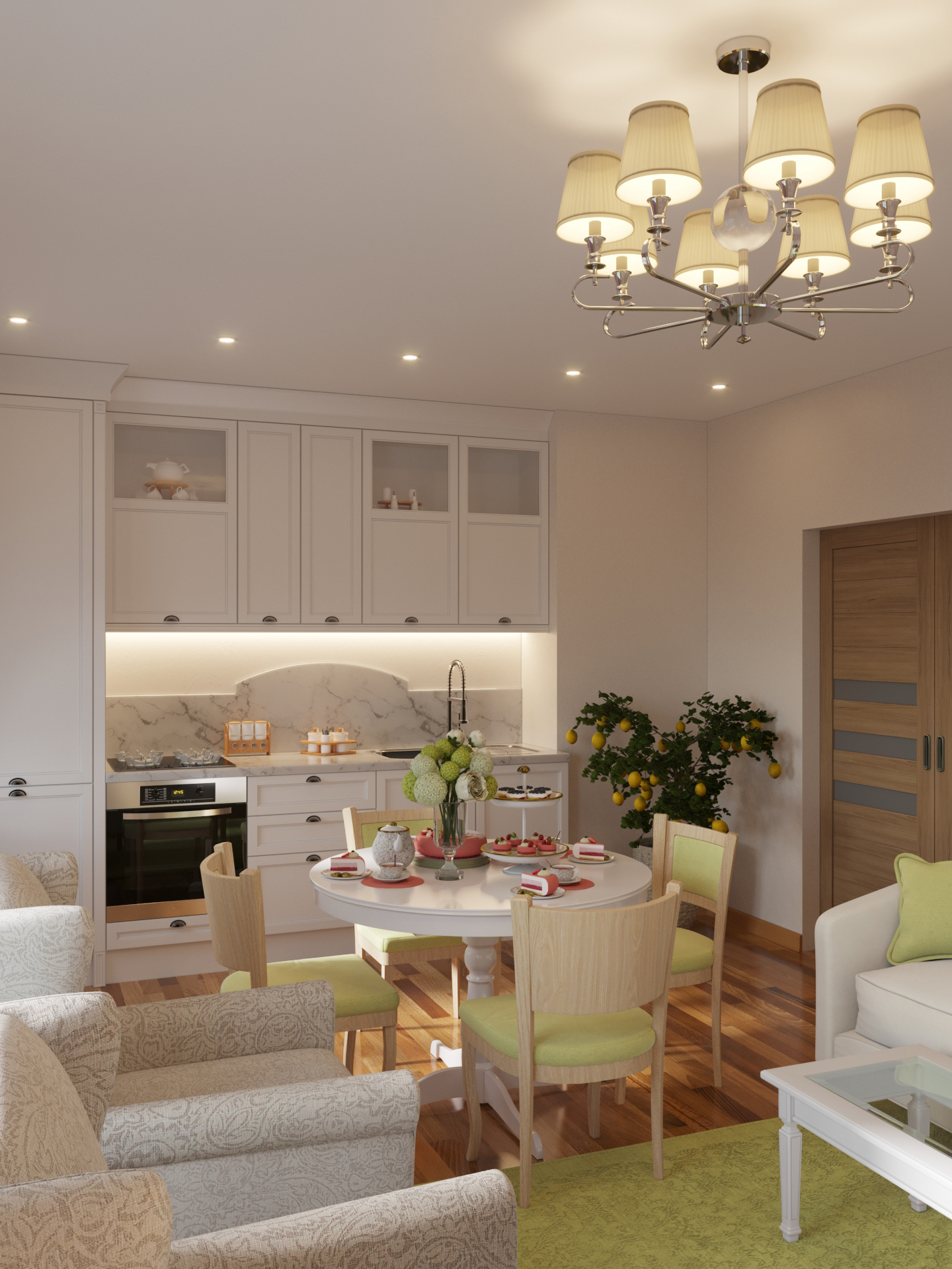 2-комн.кв., ЖК "Грибоедов" г. Ижевск — Изображение №5 — 3D на Dprofile