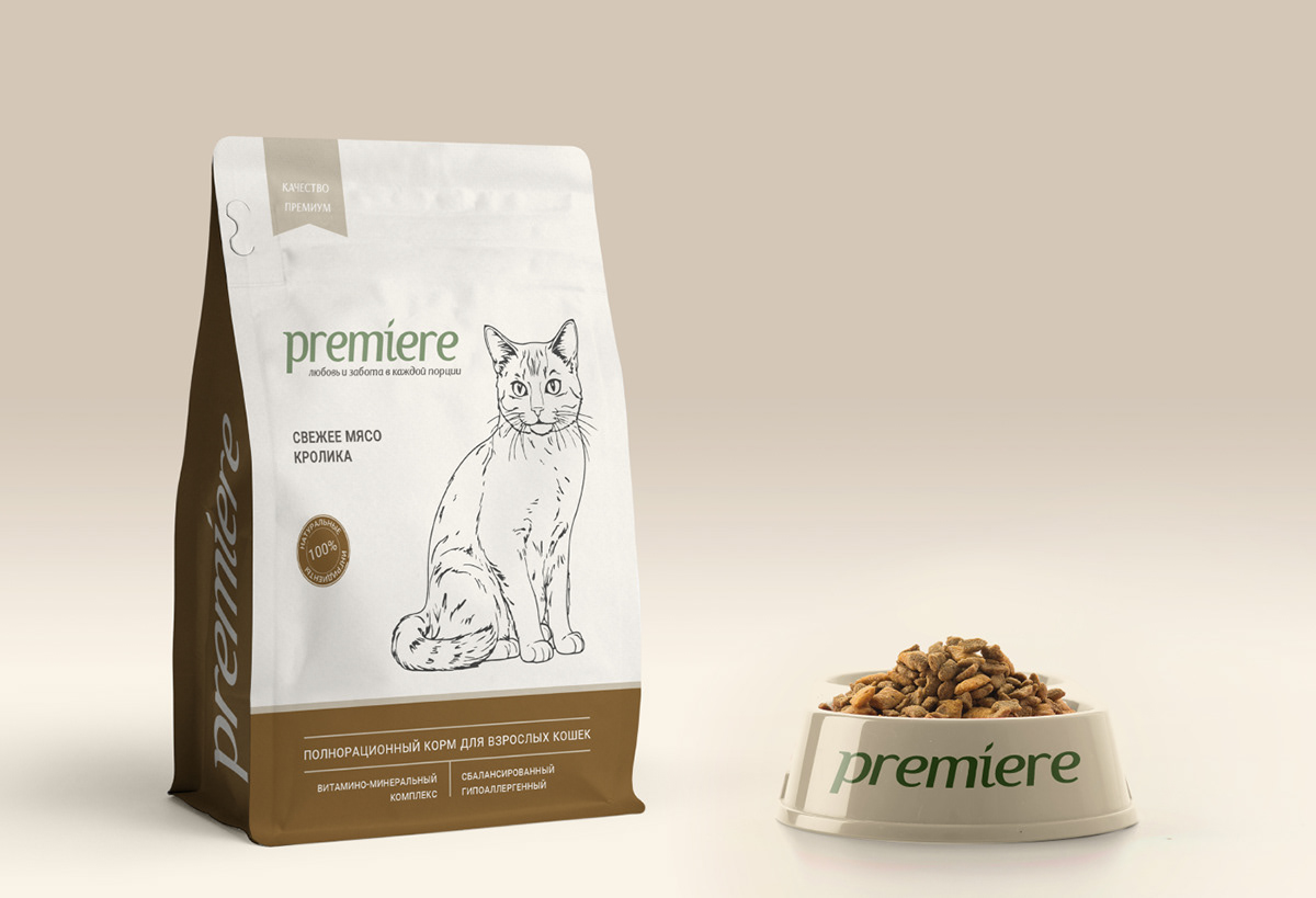 Premiere—логотип & дизайн упаковки корма — Изображение №7 — Брендинг на Dprofile
