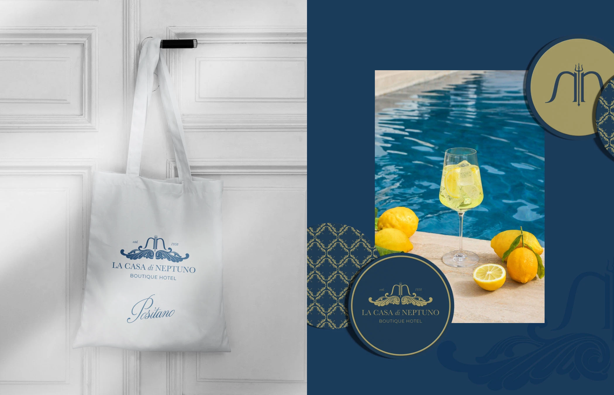 La casa di Neptuno boutique hotel brand identity — Изображение №9 — Брендинг на Dprofile